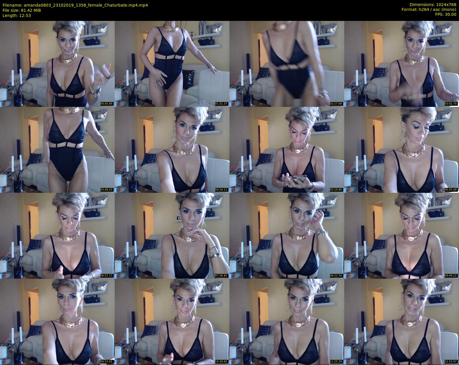 amanda0803 — 13 minute Chaturbate female cam show recording, 720p, Oct 23, 2019