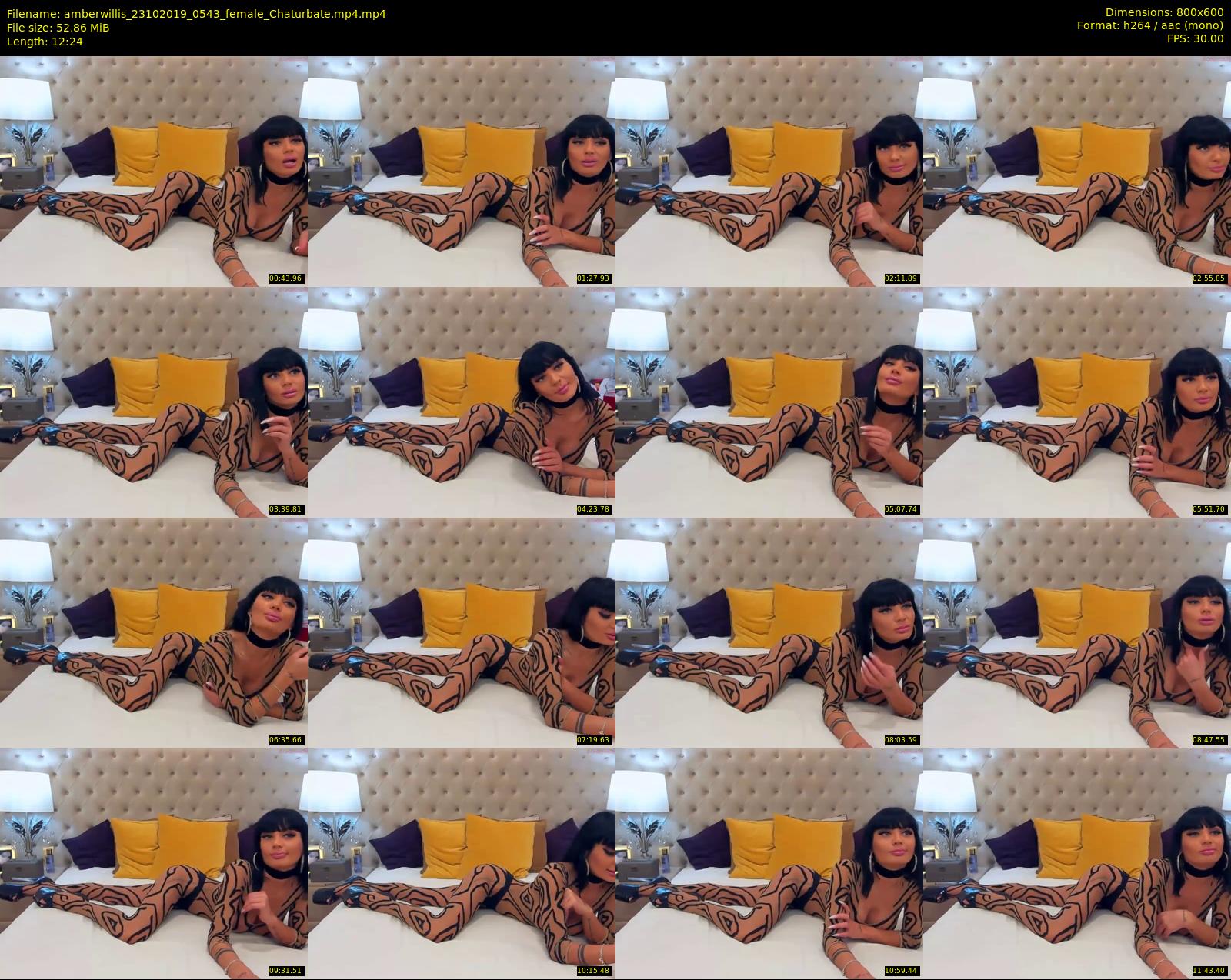 amberwillis — 13 minute Chaturbate female cam show recording, 480p, Oct 23, 2019
