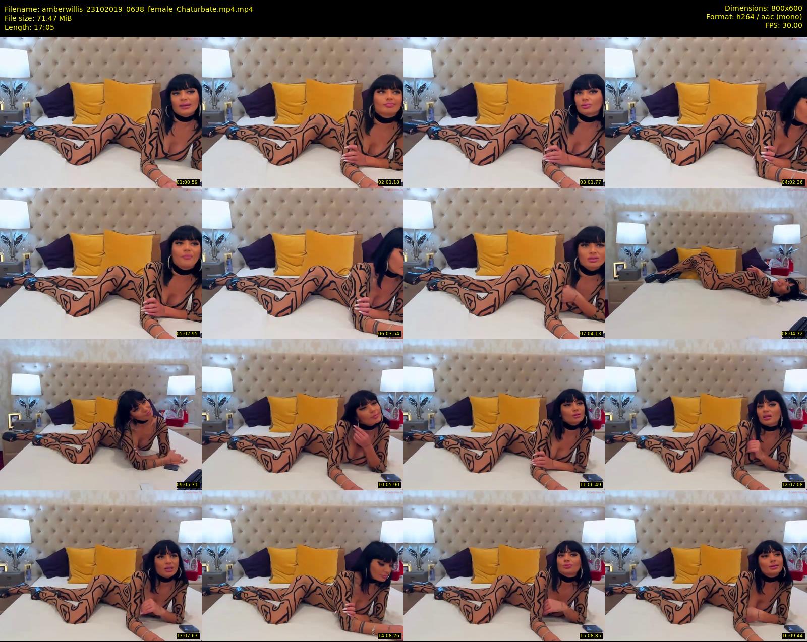 amberwillis — 18 minute Chaturbate female cam show recording, 480p, Oct 23, 2019