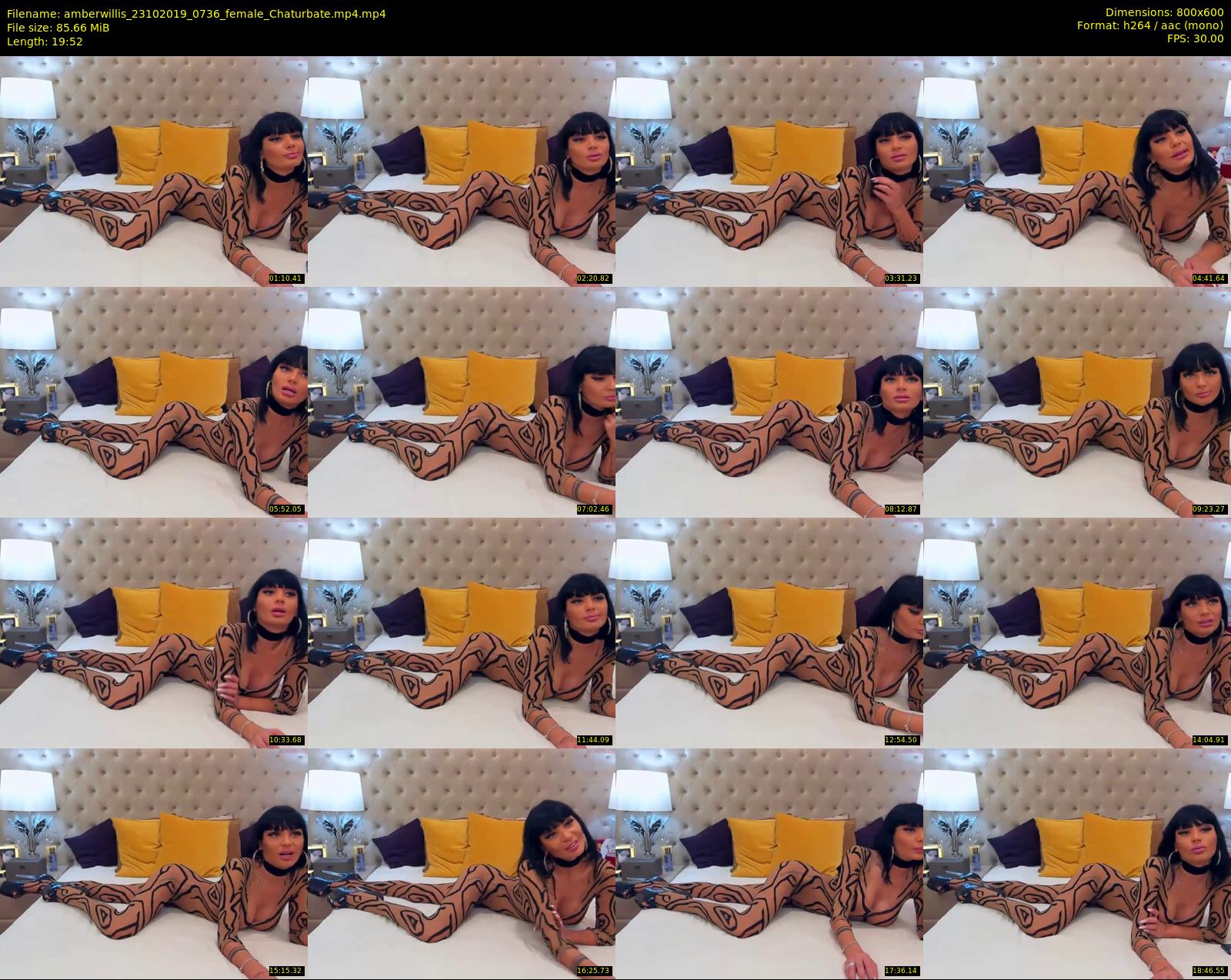 amberwillis — 20 minute Chaturbate female cam show recording, 480p, Oct 23, 2019