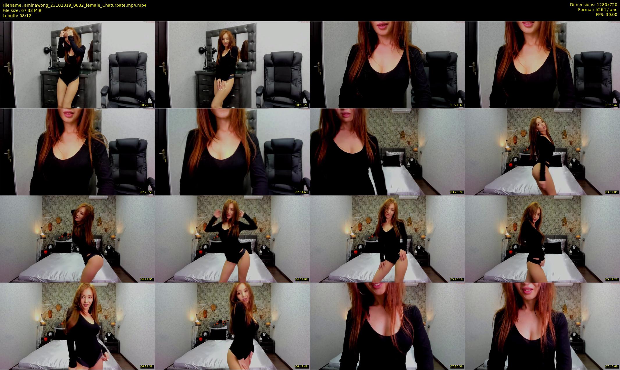 aminawong — 9 minute Chaturbate female cam show recording, 720p, Oct 23, 2019