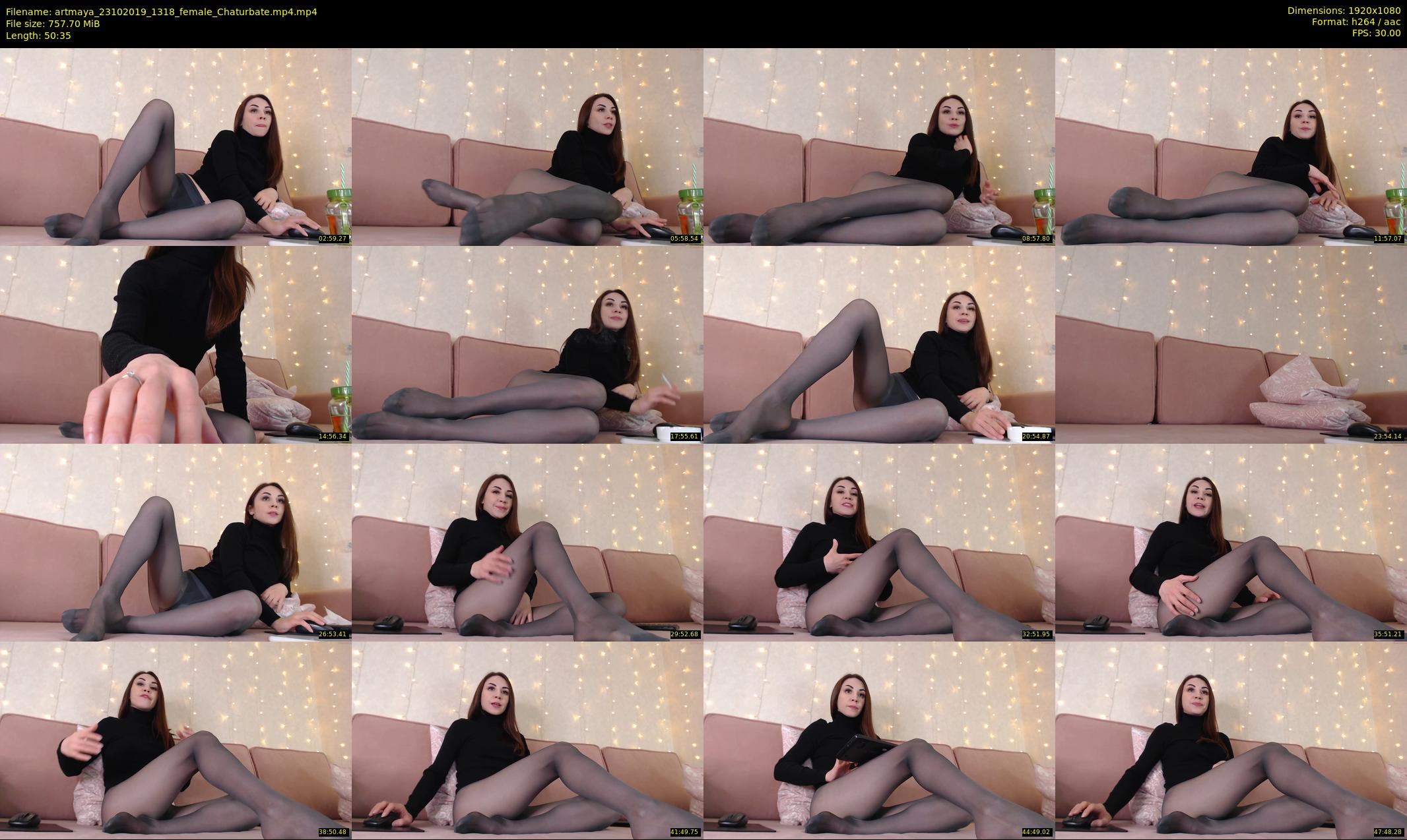 artmaya — 51 minute Chaturbate female cam show recording, 1080p, Oct 23, 2019