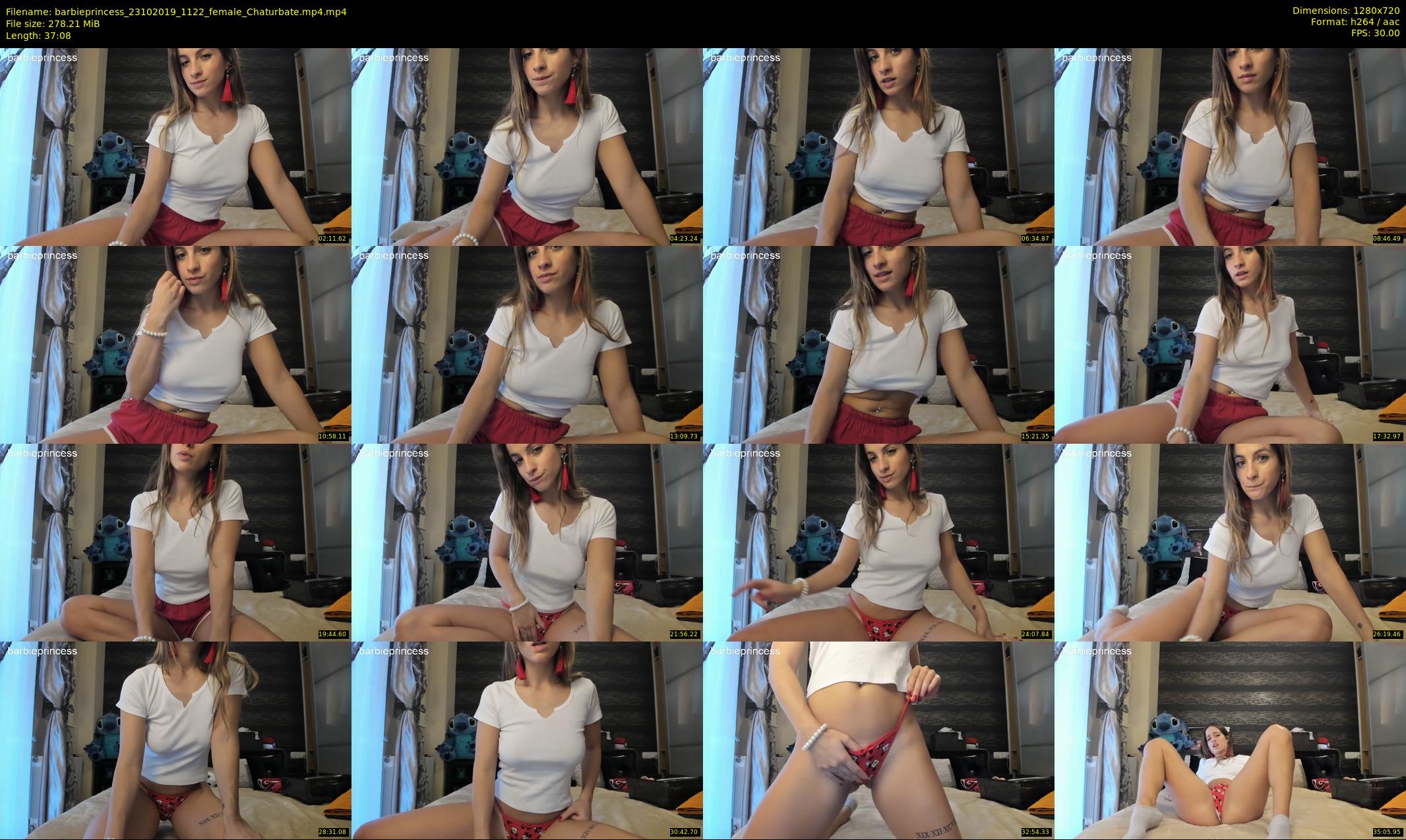 barbieprincess — 38 minute Chaturbate female cam show recording, 720p, Oct 23, 2019