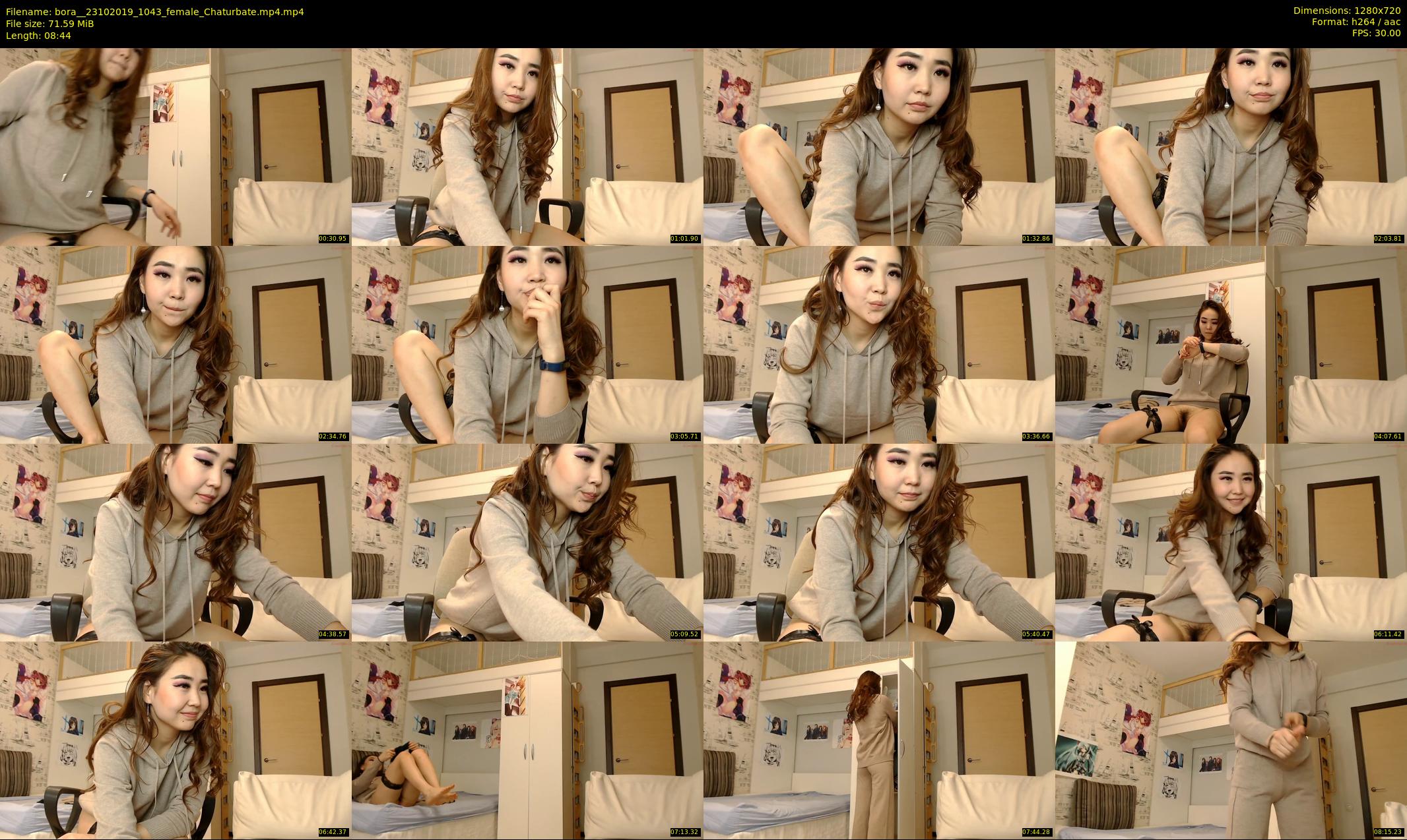 bora_ — 9 minute Chaturbate female cam show recording, 720p, Oct 23, 2019