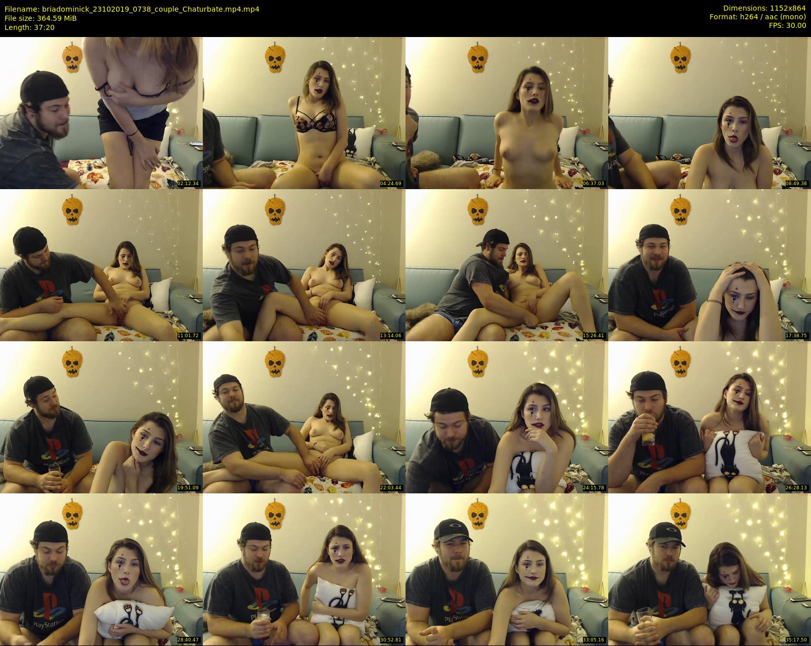 briadominick — 38 minute Chaturbate couple cam show recording, 720p, Oct 23, 2019