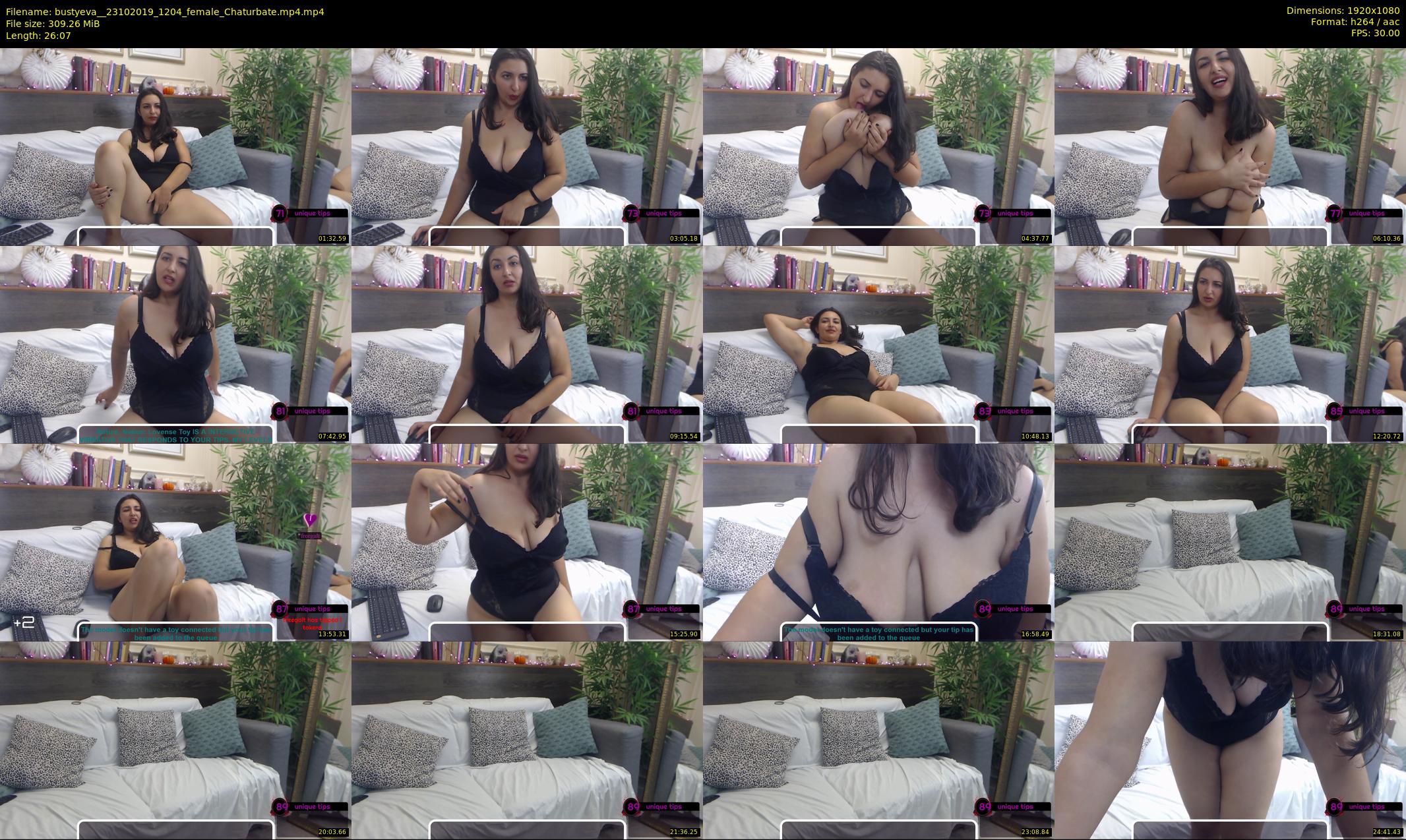 bustyeva_ — 27 minute Chaturbate female cam show recording, 1080p, Oct 23, 2019