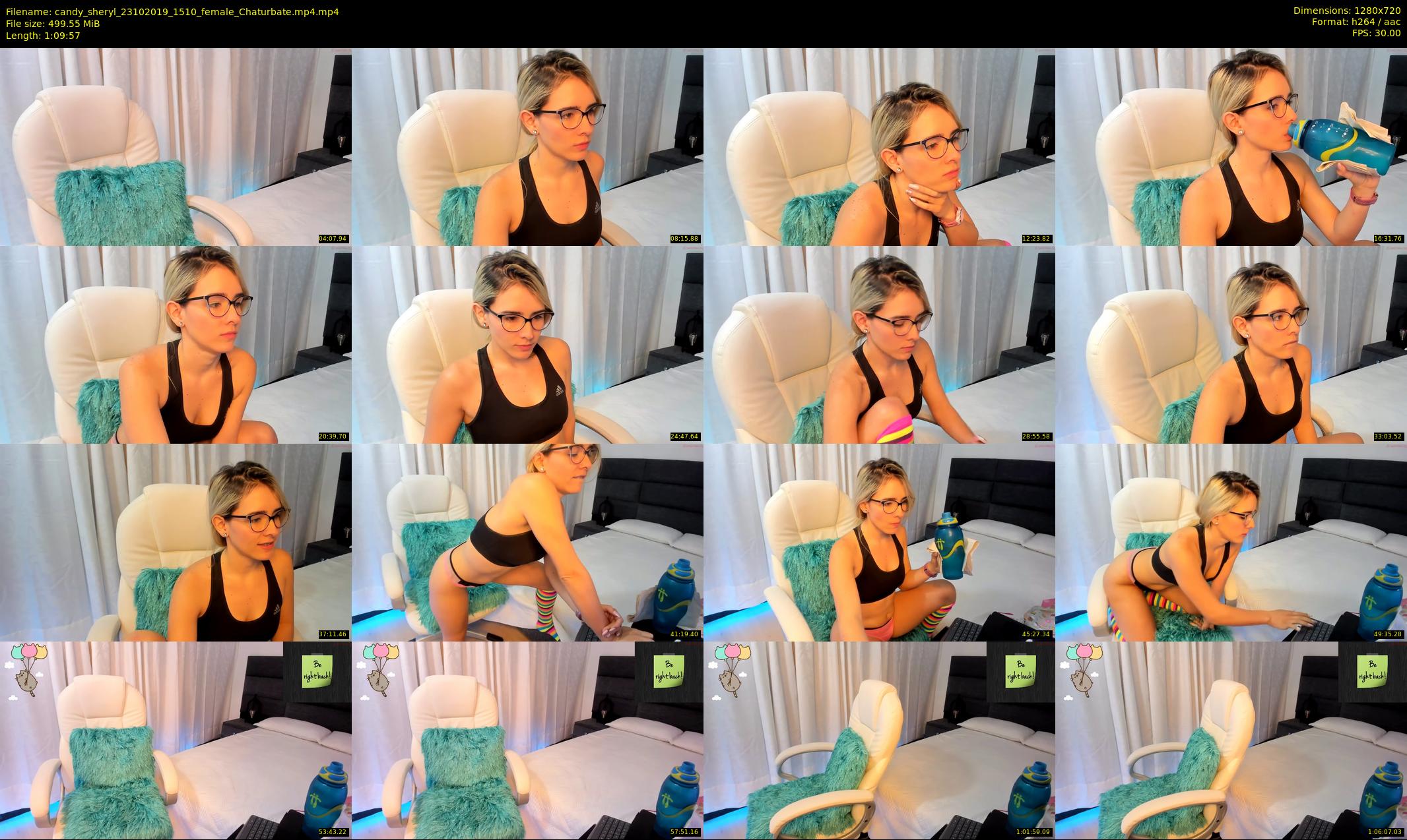 candy_sheryl — 70 minute Chaturbate female cam show recording, 720p, Oct 23, 2019
