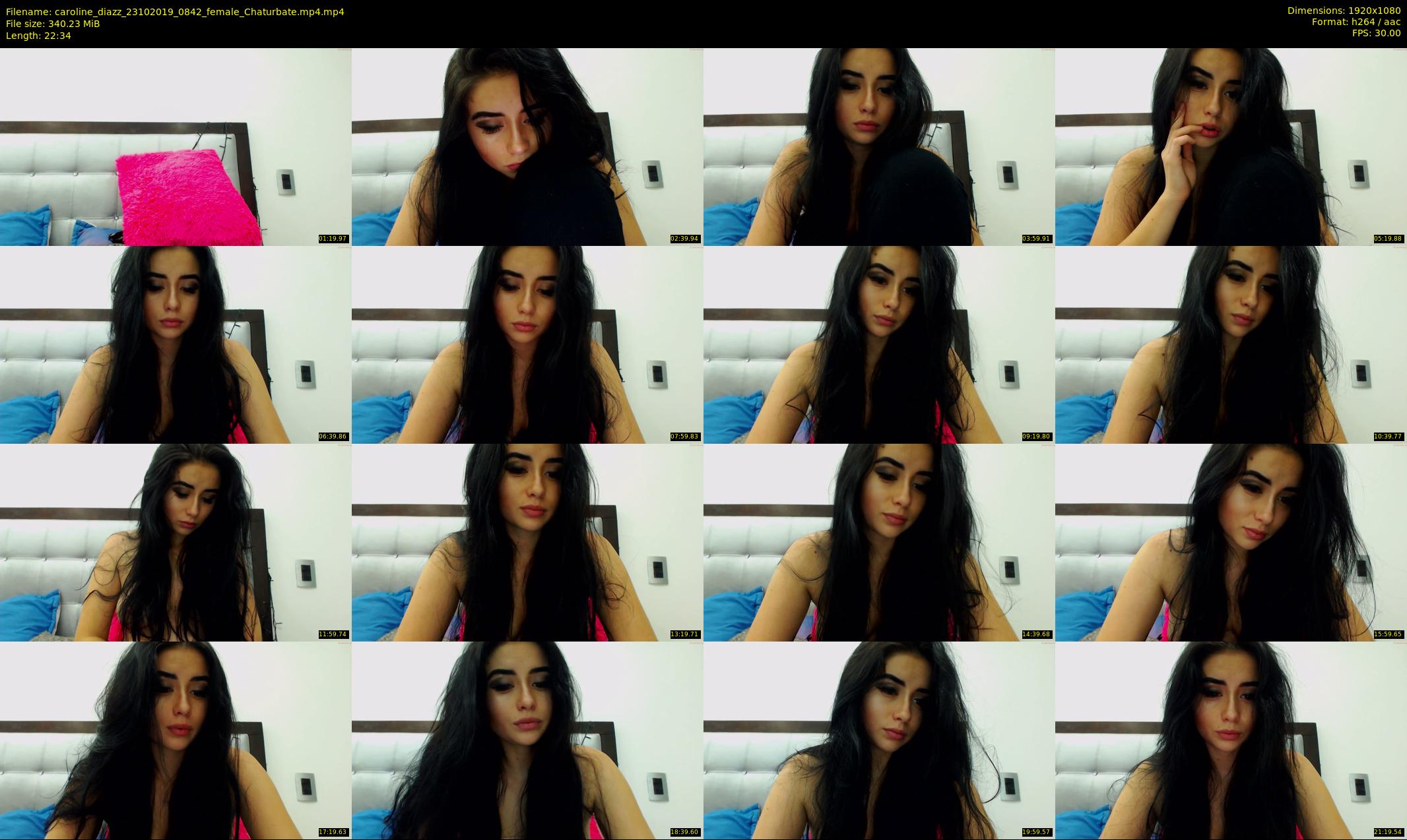 caroline_diazz — 23 minute Chaturbate female cam show recording, 1080p, Oct 23, 2019