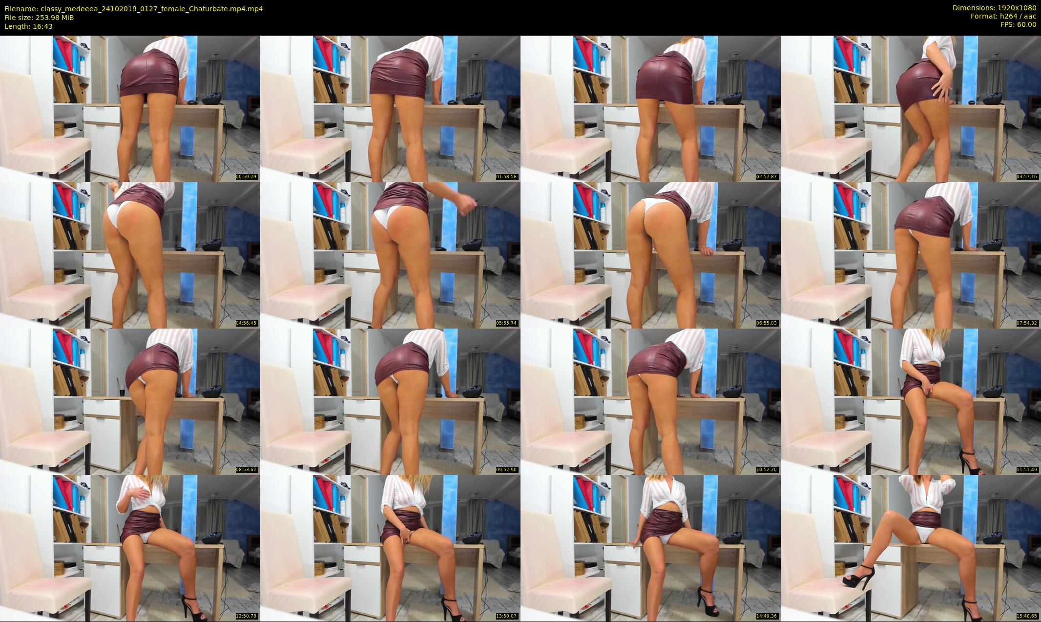 classy_medeeea — 17 minute Chaturbate female cam show recording, 1080p, Oct 24, 2019