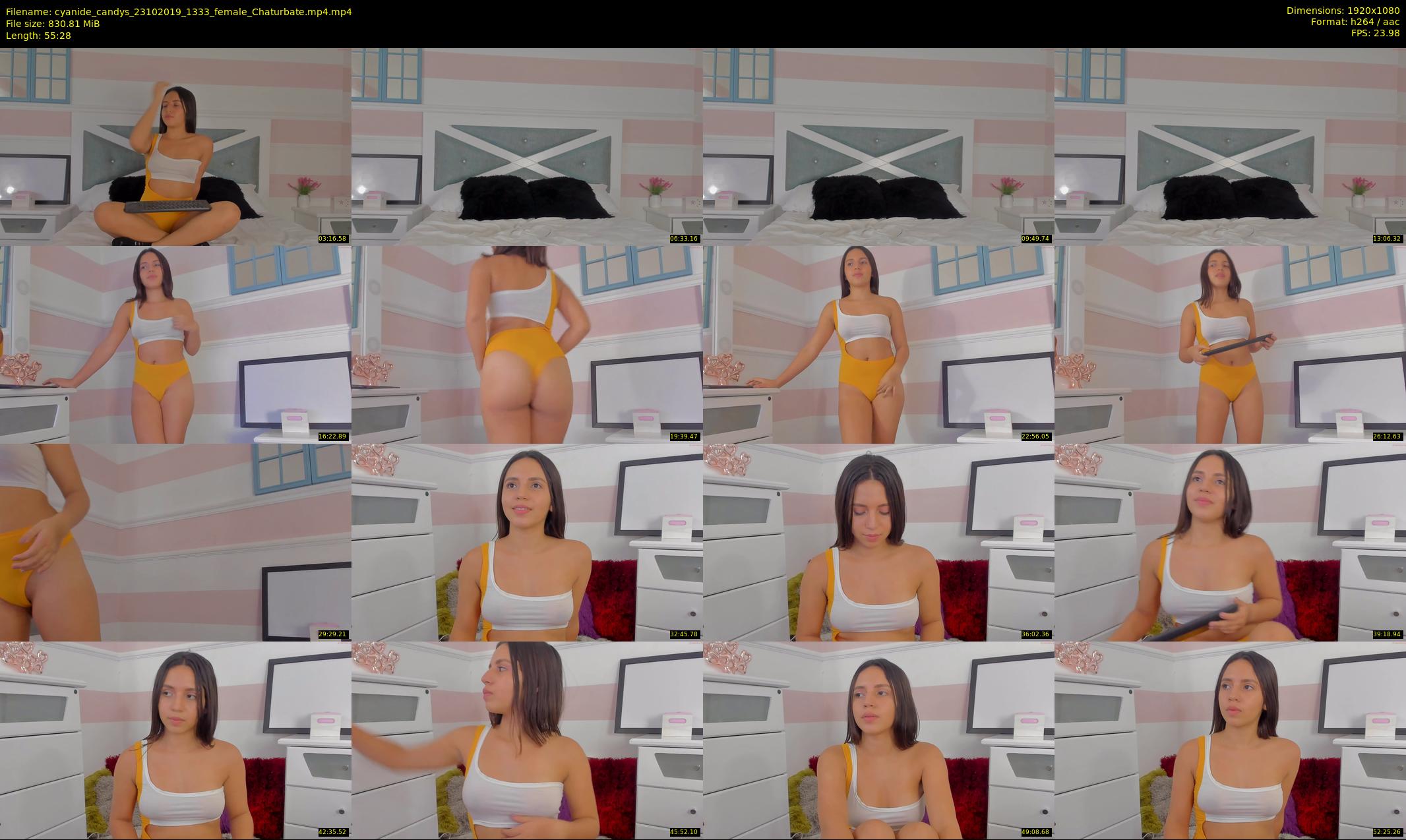 cyanide_candys — 56 minute Chaturbate female cam show recording, 1080p, Oct 23, 2019