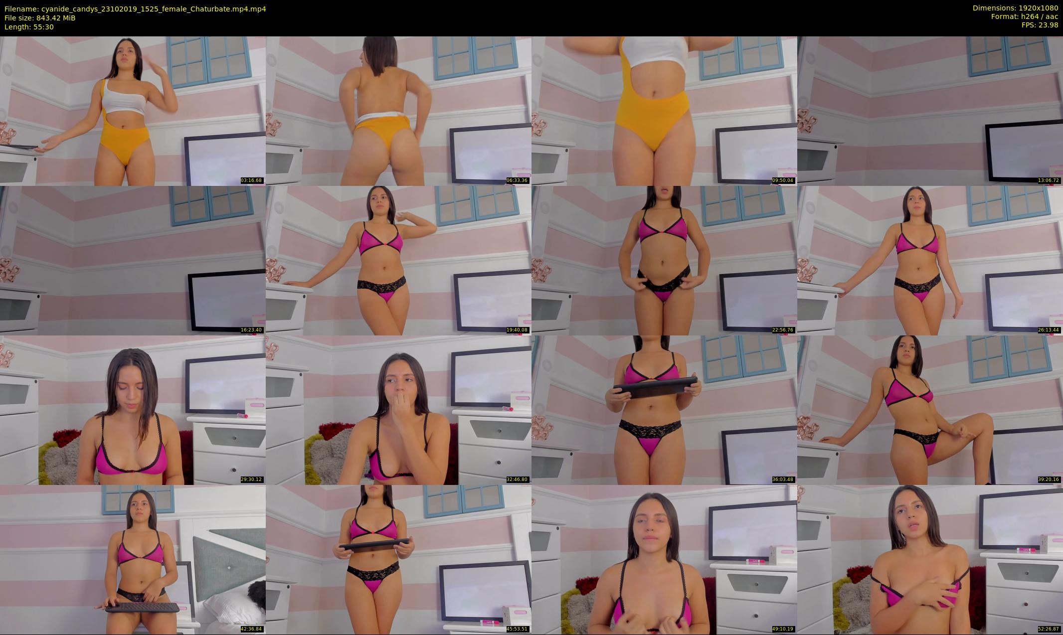 cyanide_candys — 56 minute Chaturbate female cam show recording, 1080p, Oct 23, 2019