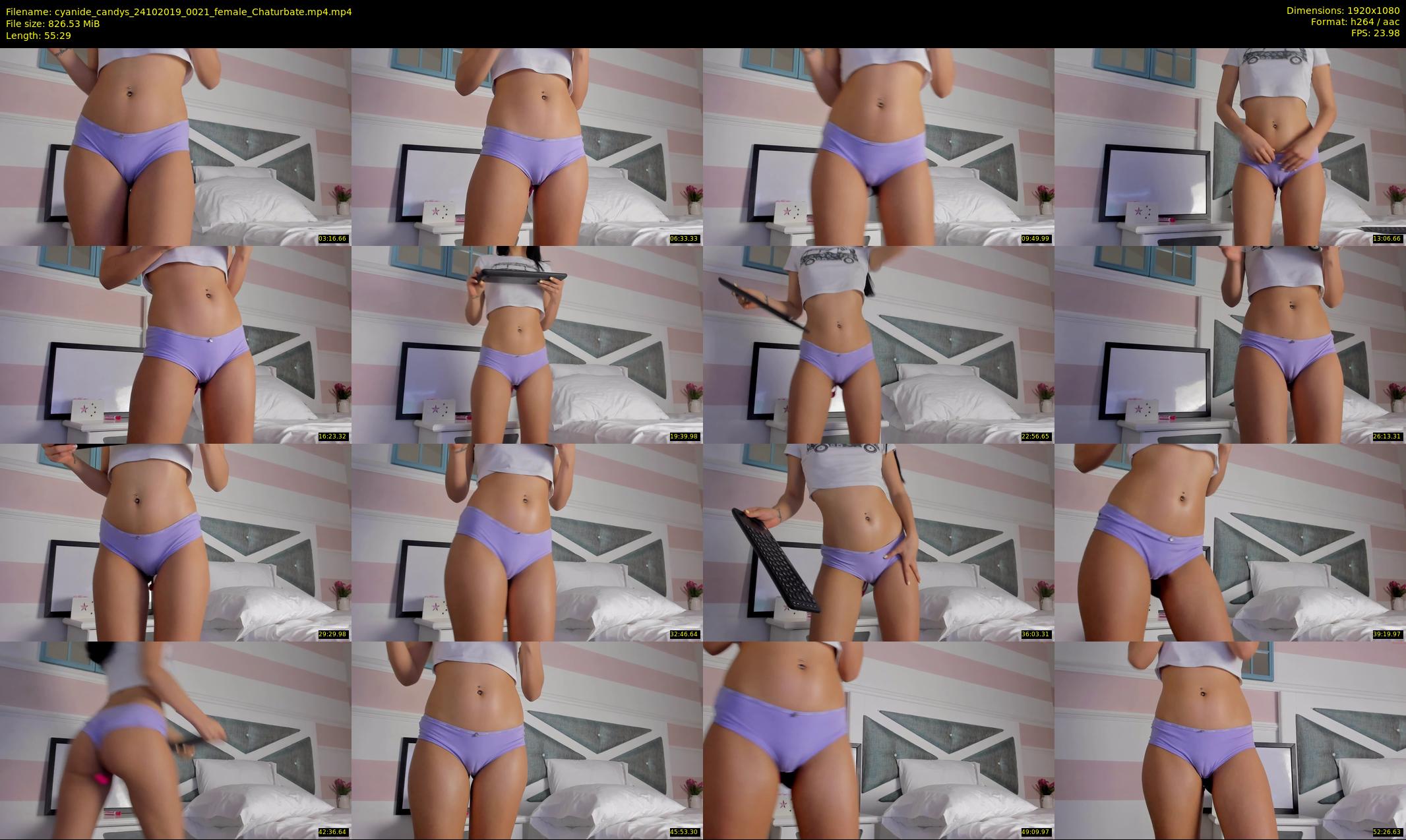 cyanide_candys — 56 minute Chaturbate female cam show recording, 1080p, Oct 24, 2019