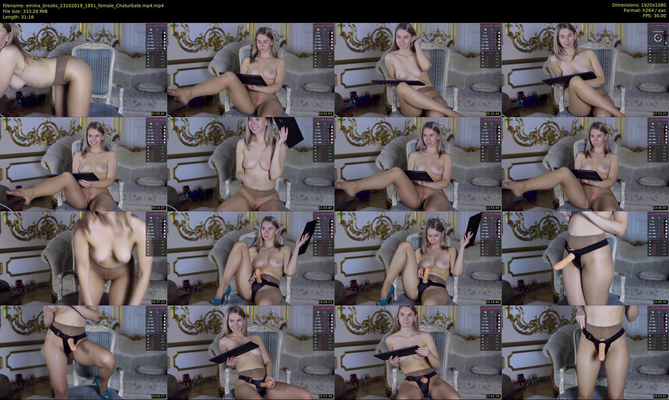 emma_brooks — 32 minute Chaturbate female cam show recording, 1080p, Oct 23, 2019