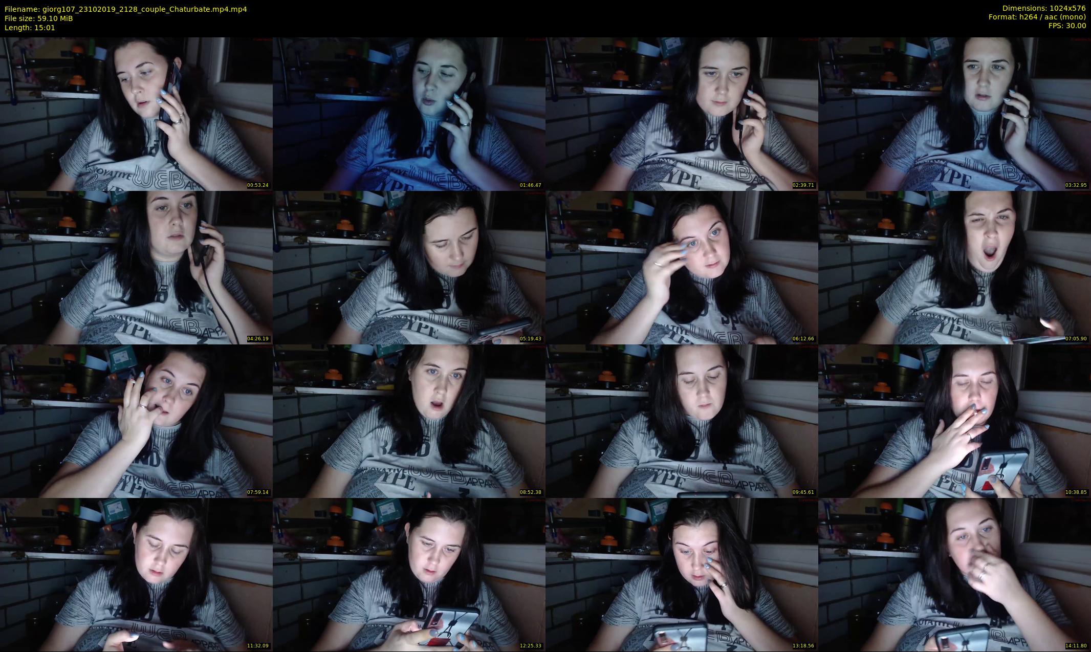 giorg107 — 16 minute Chaturbate couple cam show recording, 480p, Oct 23, 2019