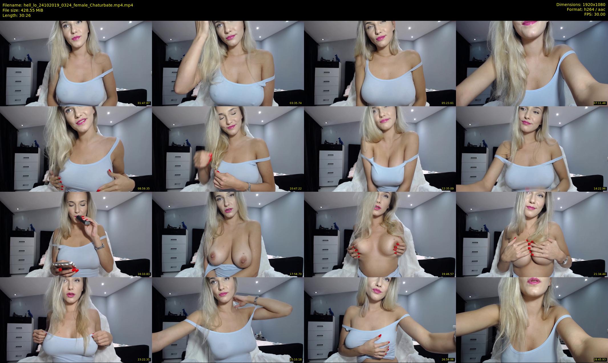 hell_lo — 31 minute Chaturbate female cam show recording, 1080p, Oct 24, 2019
