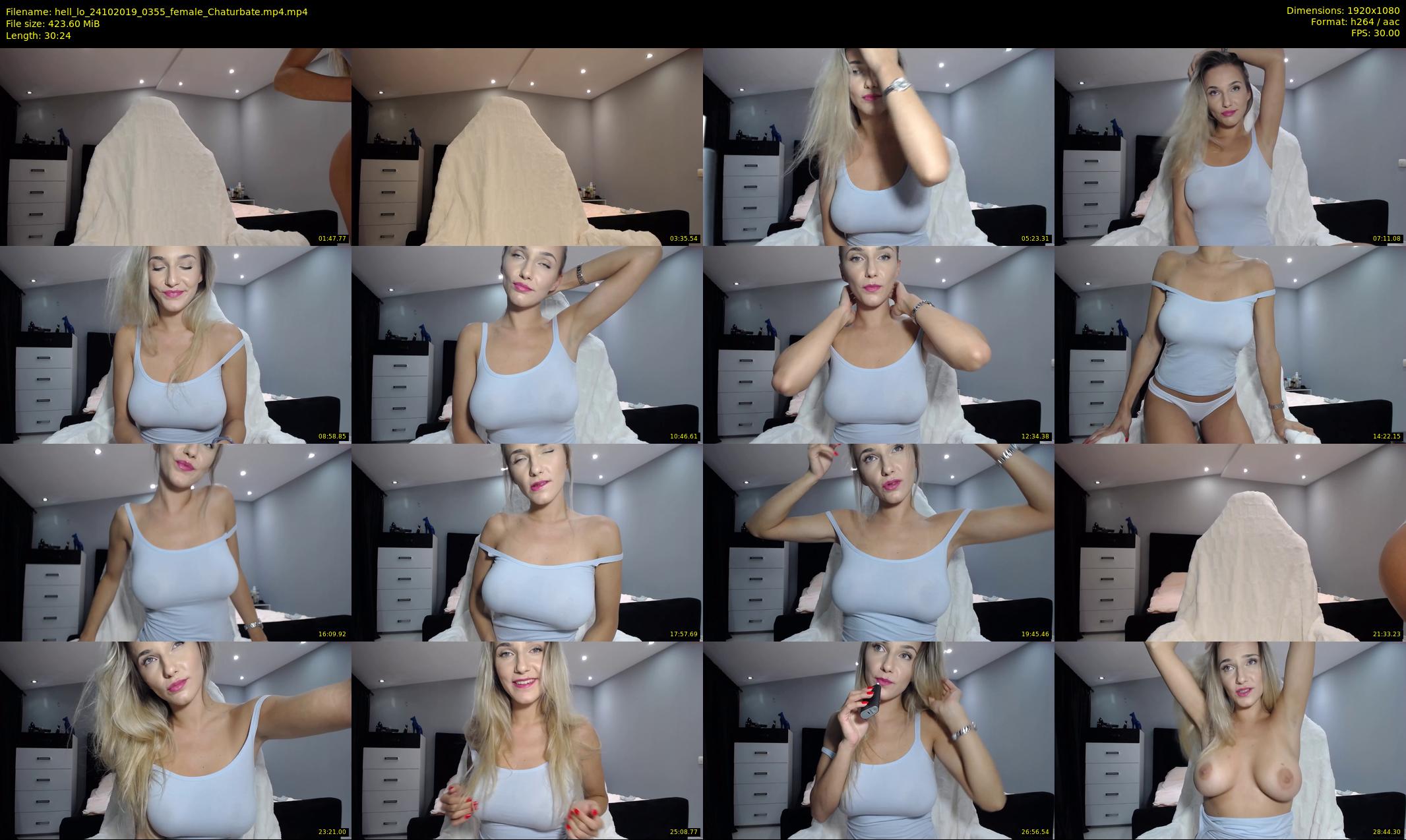 hell_lo — 31 minute Chaturbate female cam show recording, 1080p, Oct 24, 2019