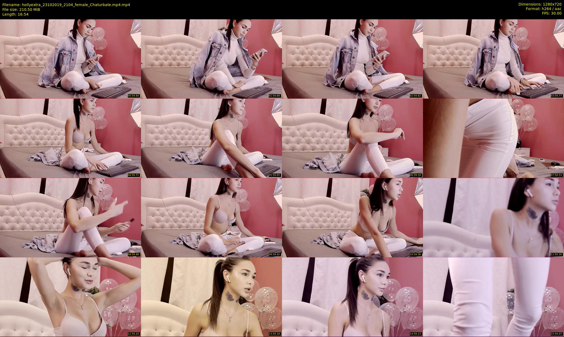 hollyextra — 17 minute Chaturbate female cam show recording, 720p, Oct 23, 2019