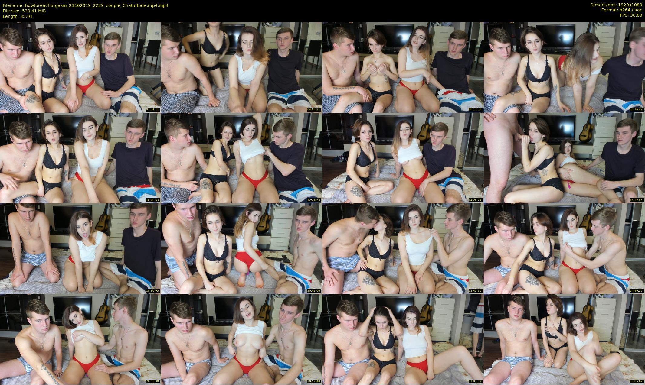 howtoreachorgasm — 36 minute Chaturbate couple cam show recording, 1080p, Oct 23, 2019