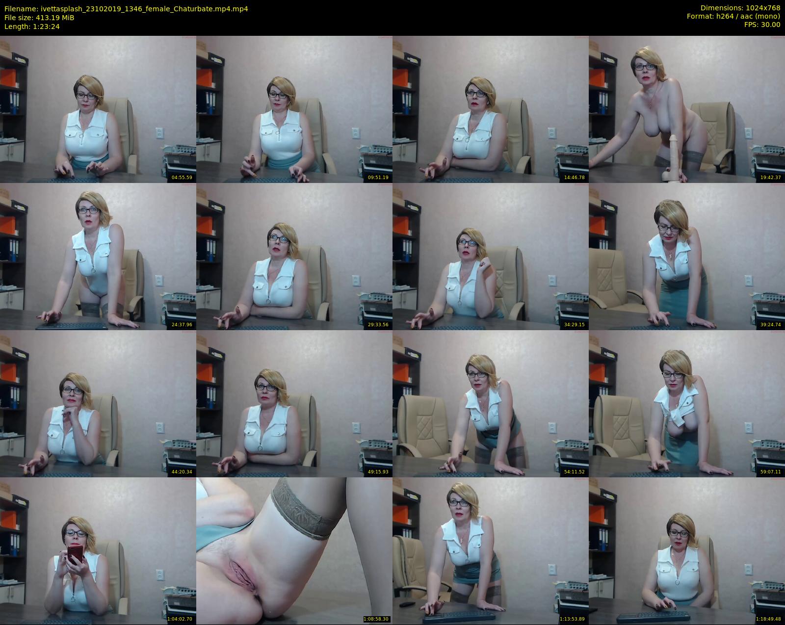 ivettasplash — 84 minute Chaturbate female cam show recording, 720p, Oct 23, 2019
