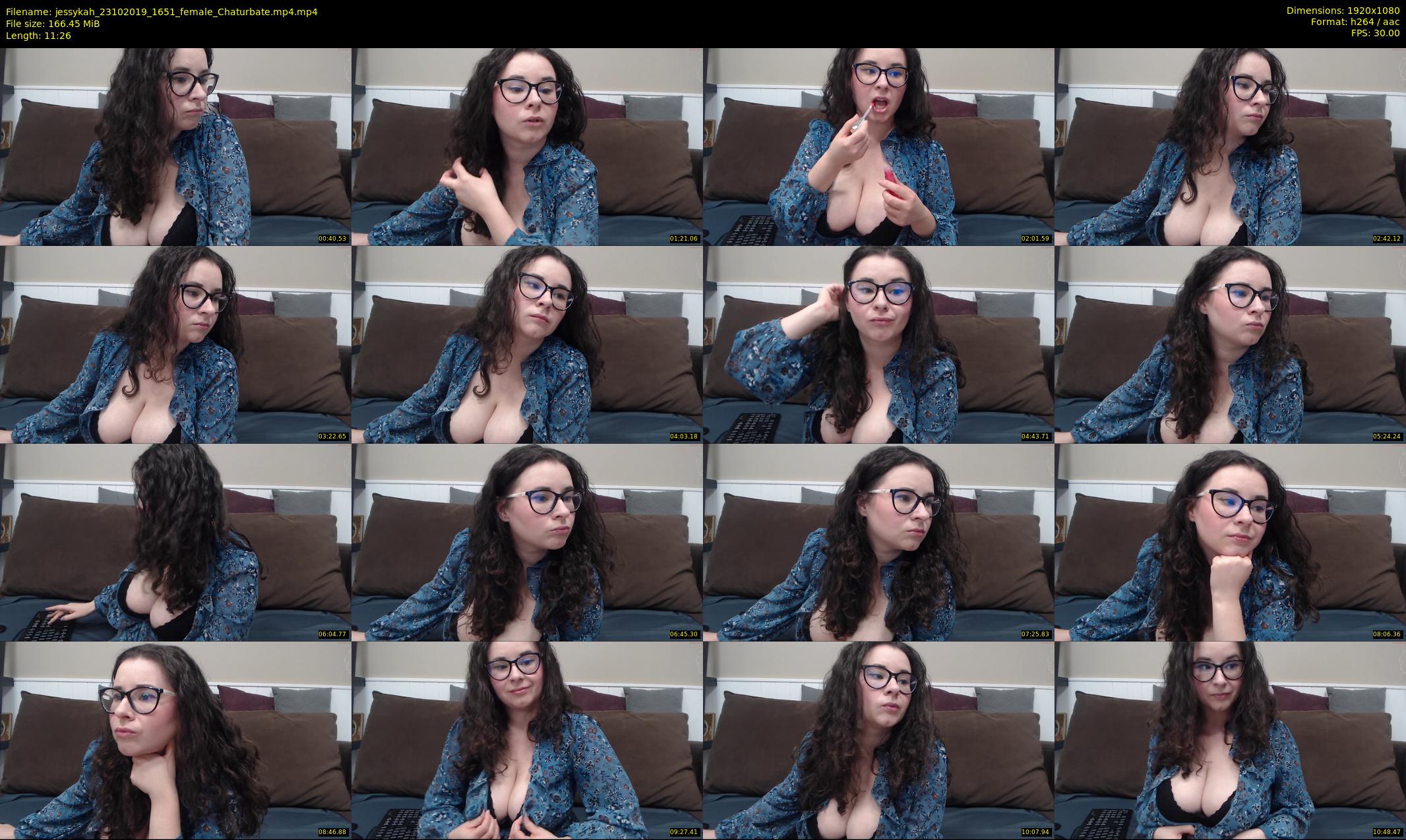 jessykah — 12 minute Chaturbate female cam show recording, 1080p, Oct 23, 2019