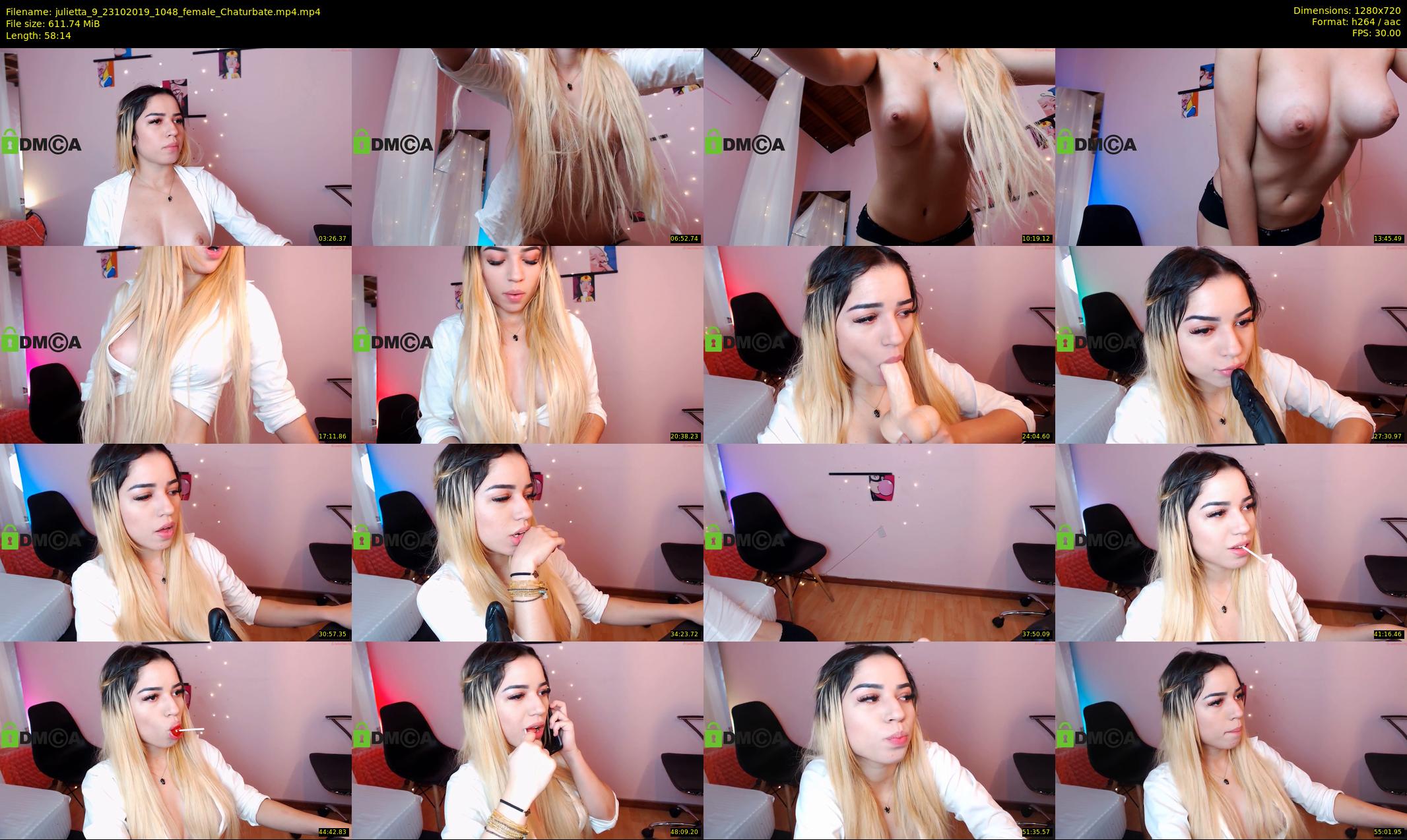 julietta_9 — 59 minute Chaturbate female cam show recording, 720p, Oct 23, 2019