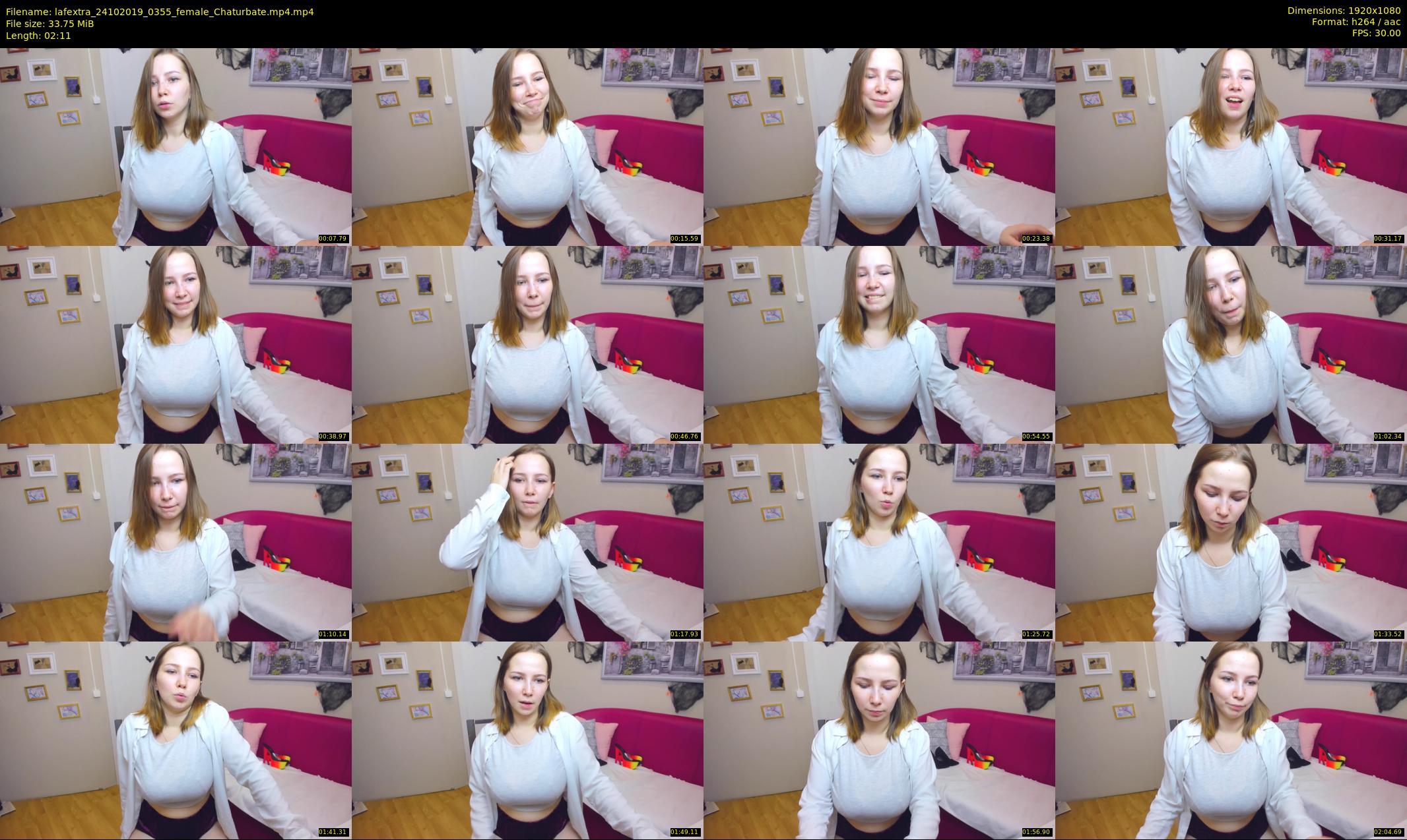 lafextra — 3 minute Chaturbate female cam show recording, 1080p, Oct 24, 2019