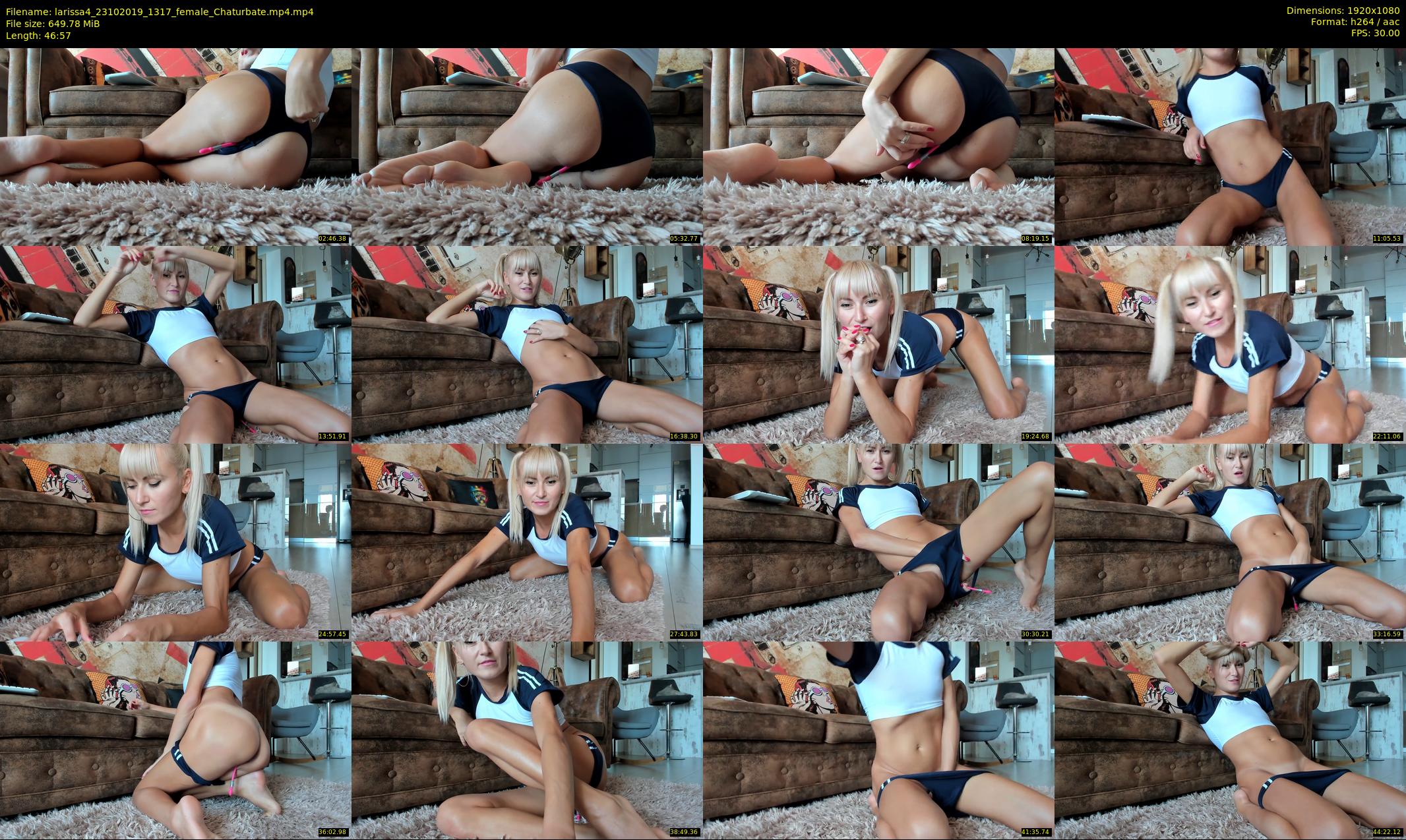 larissa4 — 47 minute Chaturbate female cam show recording, 1080p, Oct 23, 2019