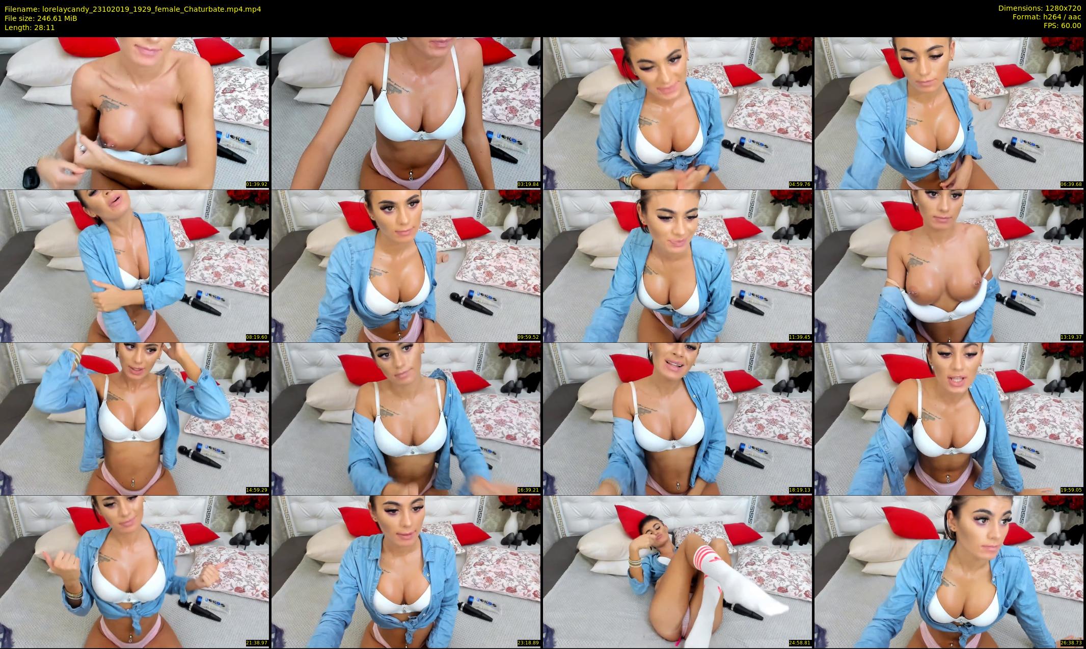 lorelaycandy — 29 minute Chaturbate female cam show recording, 720p, Oct 23, 2019