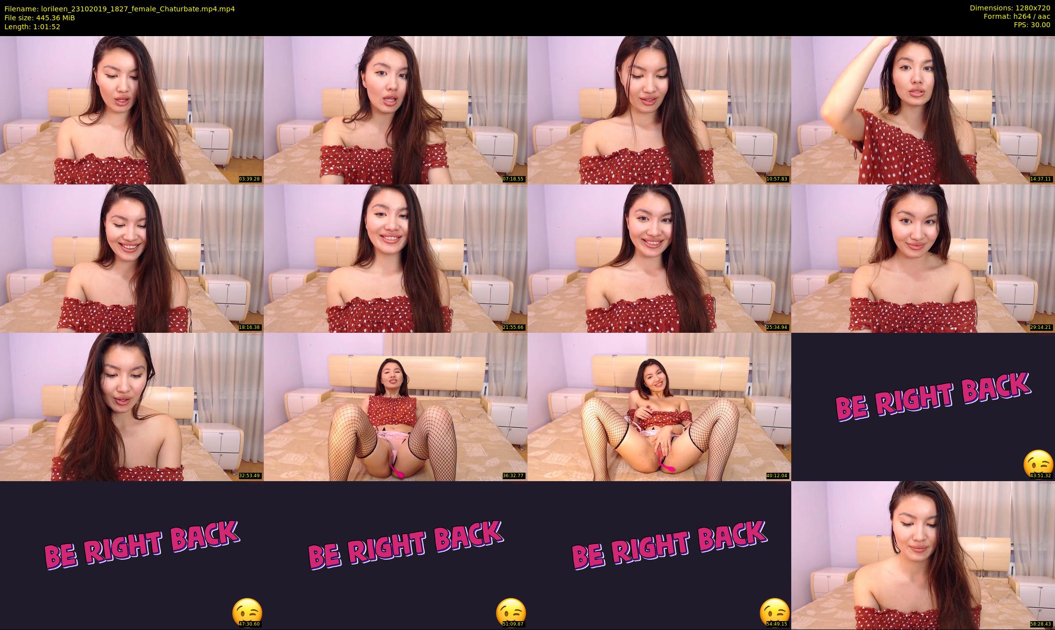 lorileen — 62 minute Chaturbate female cam show recording, 720p, Oct 23, 2019