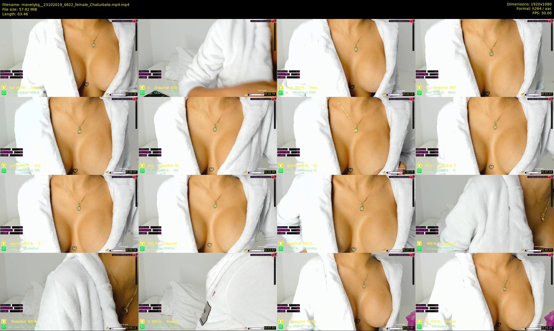 manelykg_ — 4 minute Chaturbate female cam show recording, 1080p, Oct 23, 2019