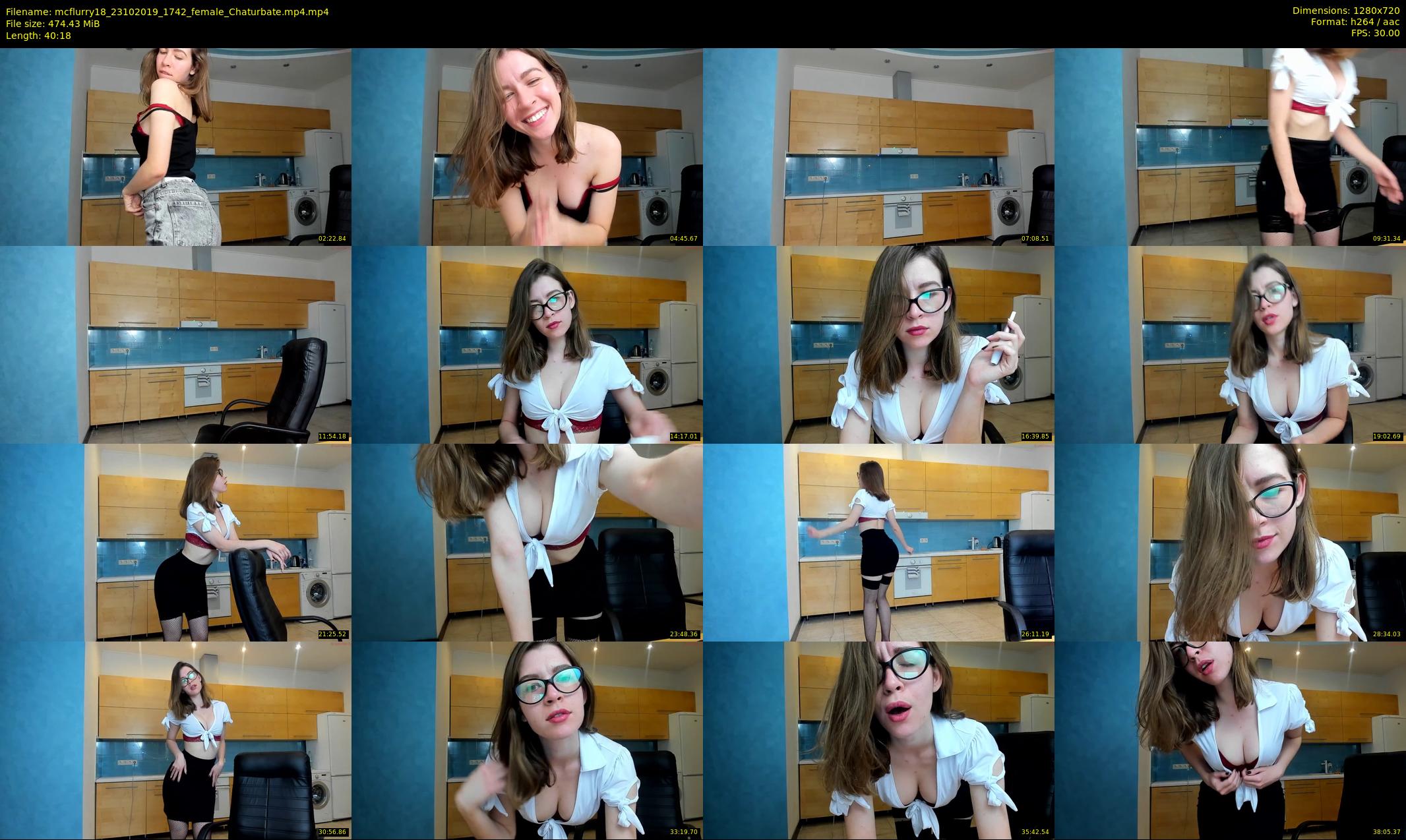 mcflurry18 — 41 minute Chaturbate female cam show recording, 720p, Oct 23, 2019