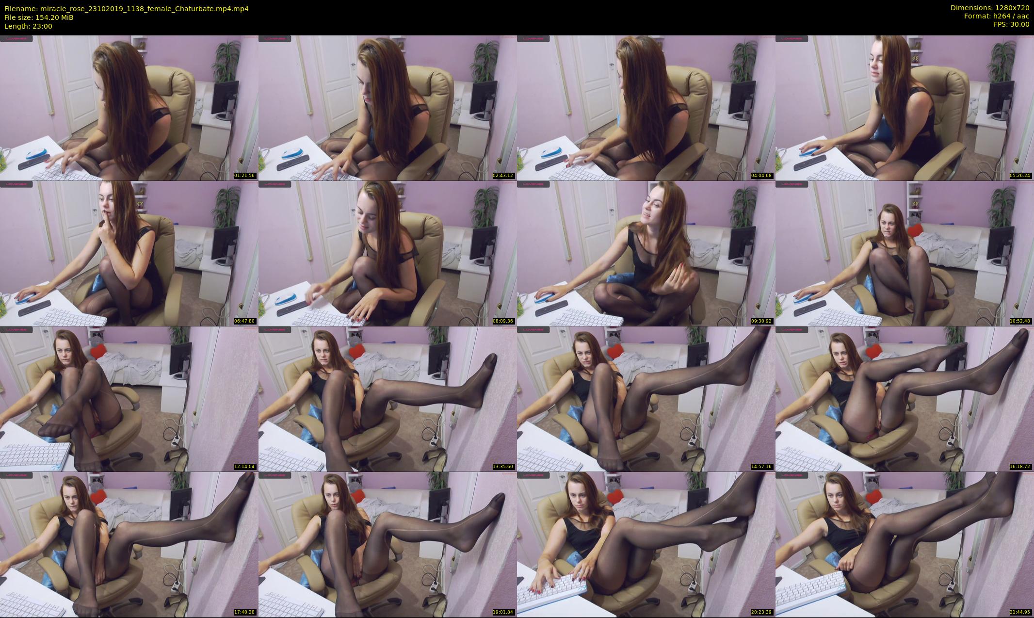 miracle_rose — 23 minute Chaturbate female cam show recording, 720p, Oct 23, 2019