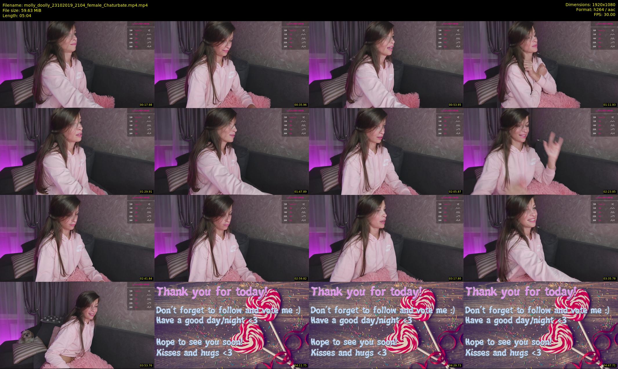 molly_doolly — 6 minute Chaturbate female cam show recording, 1080p, Oct 23, 2019