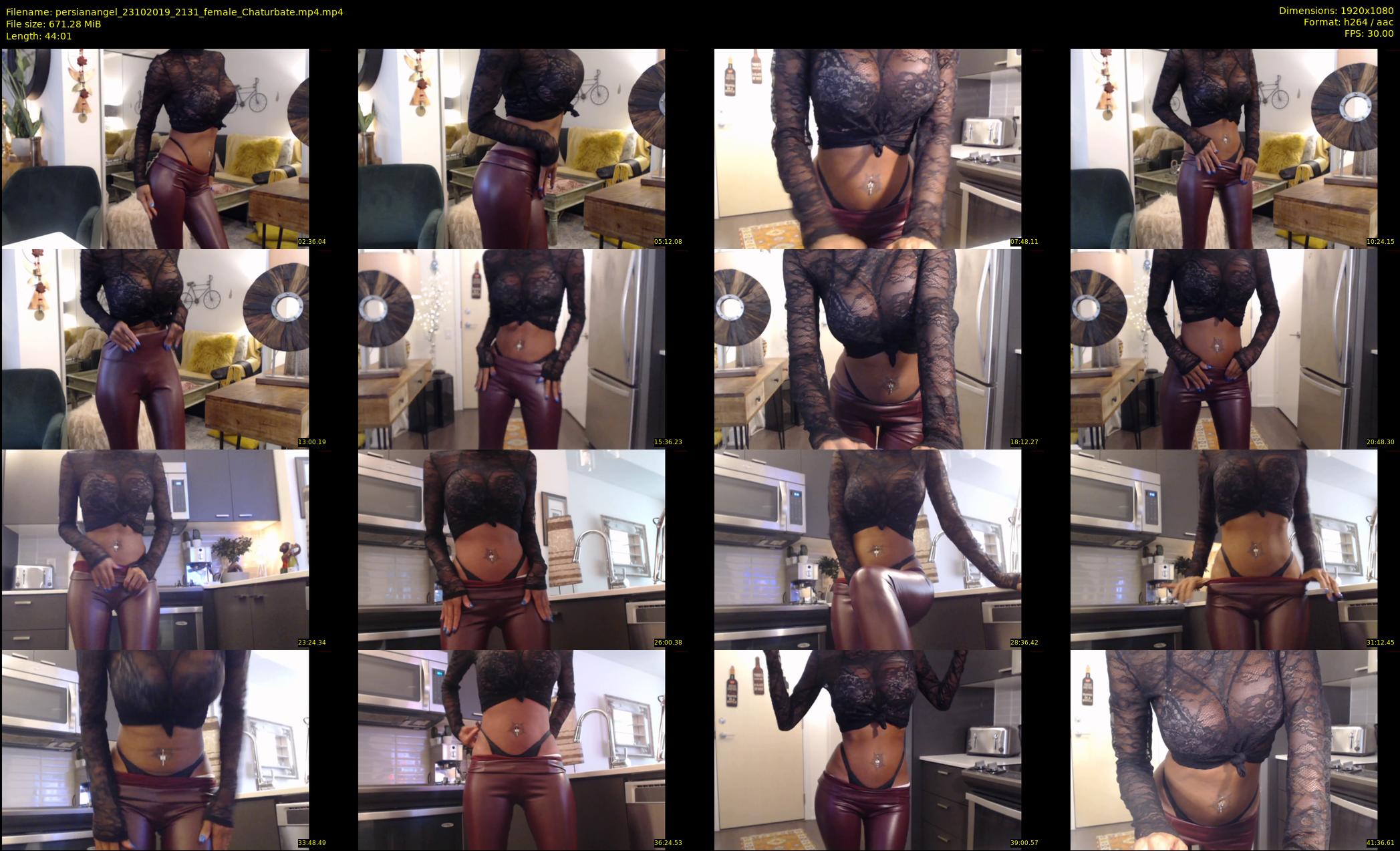 persianangel — 45 minute Chaturbate female cam show recording, 1080p, Oct 23, 2019