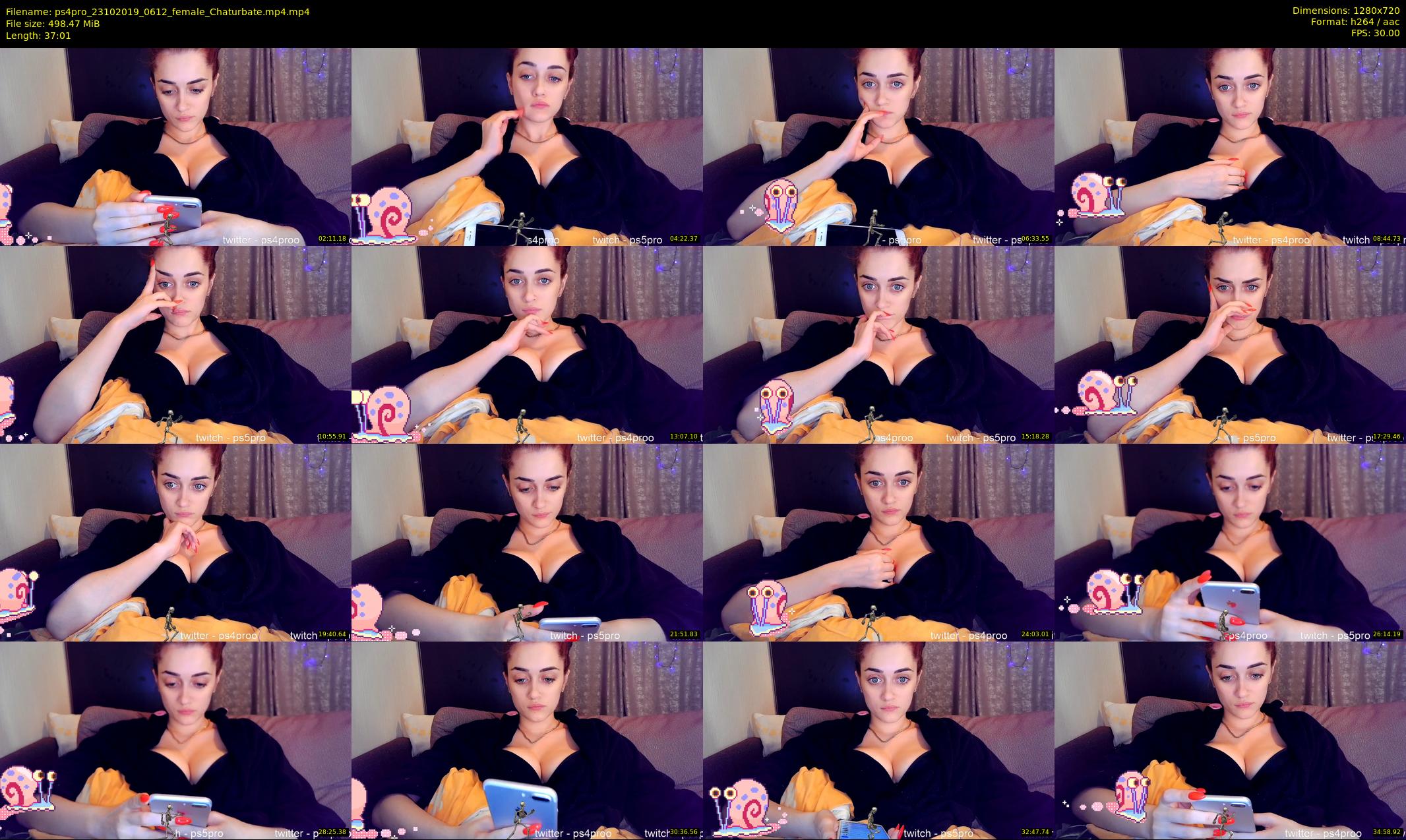 ps4pro — 38 minute Chaturbate female cam show recording, 720p, Oct 23, 2019