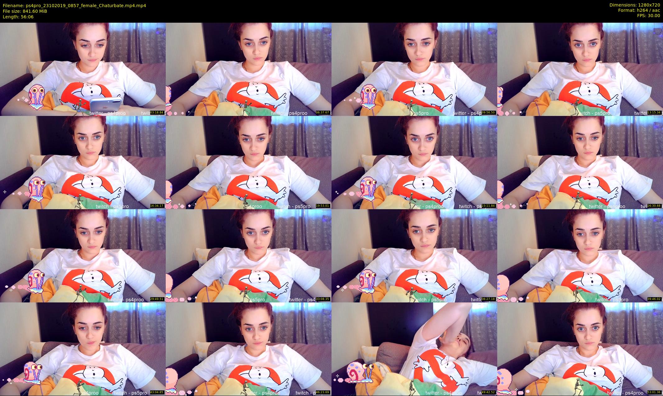 ps4pro — 57 minute Chaturbate female cam show recording, 720p, Oct 23, 2019
