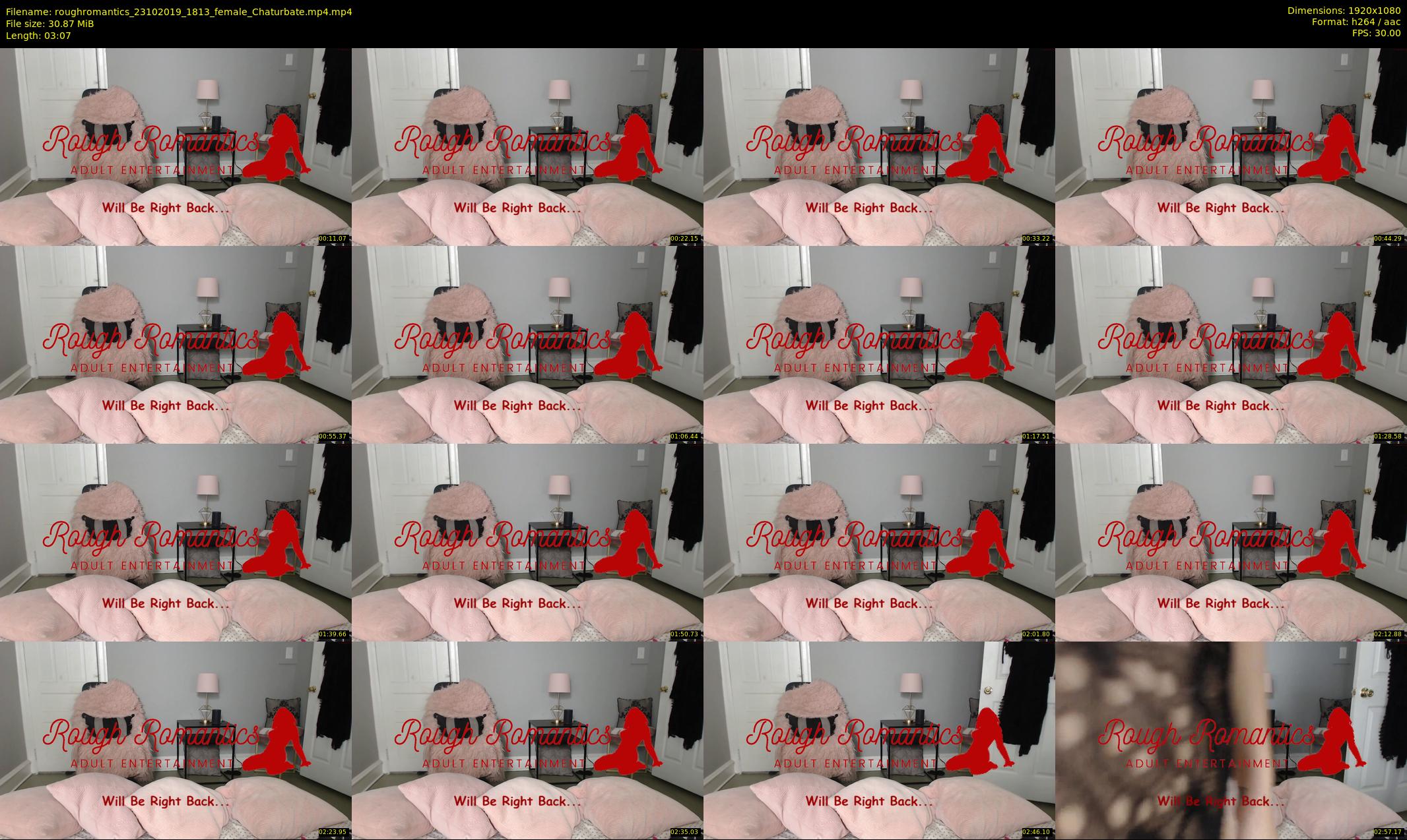 roughromantics — 4 minute Chaturbate couple cam show recording, 1080p, Oct 23, 2019