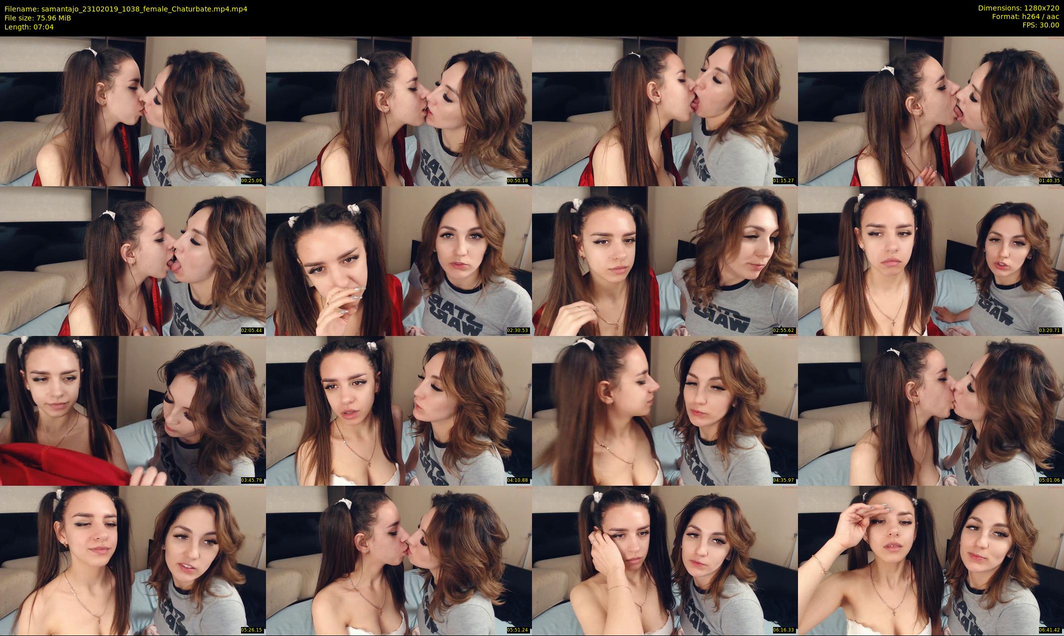 samantajo — 8 minute Chaturbate female cam show recording, 720p, Oct 23, 2019