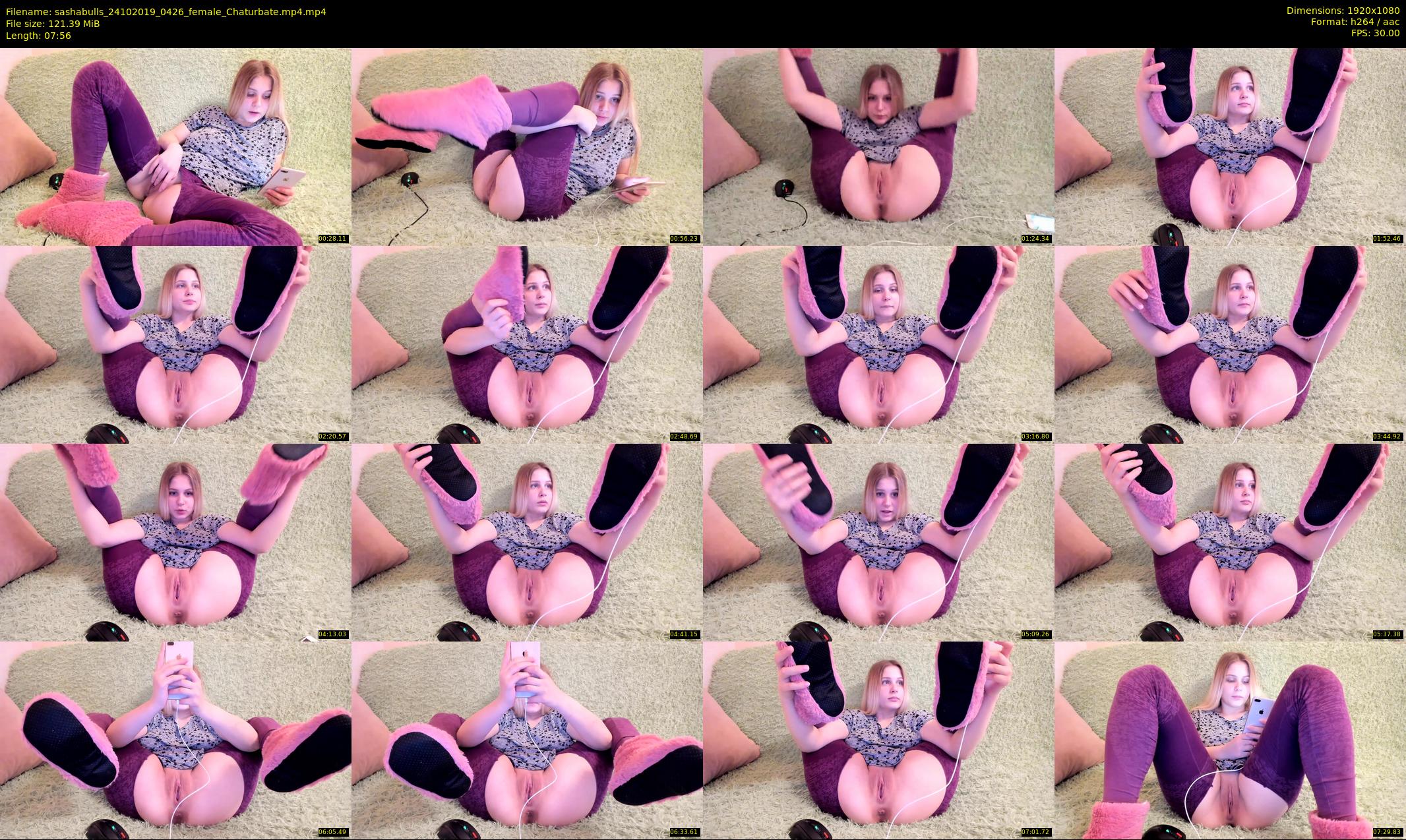 sashabulls — 8 minute Chaturbate couple cam show recording, 1080p, Oct 24, 2019