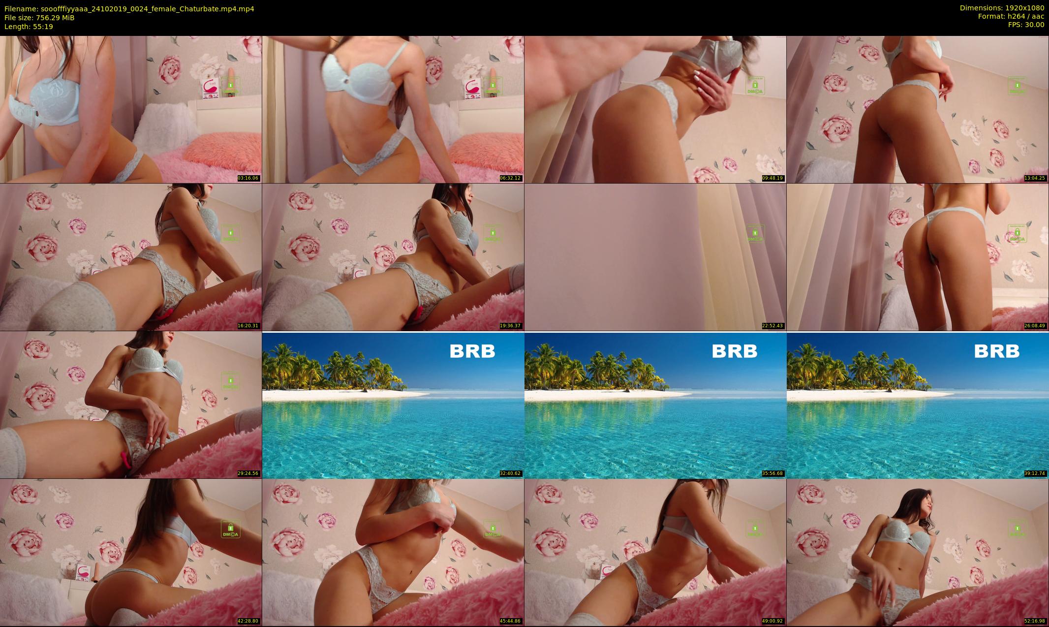 sooofffiyyaaa — 56 minute Chaturbate female cam show recording, 1080p, Oct 24, 2019