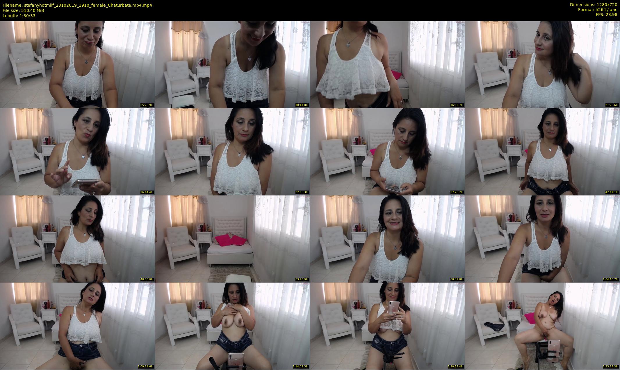 stefanyhotmilf — 91 minute Chaturbate female cam show recording, 720p, Oct 23, 2019