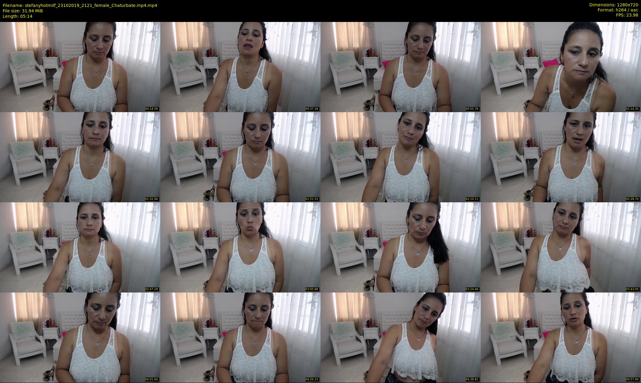 stefanyhotmilf — 6 minute Chaturbate female cam show recording, 720p, Oct 23, 2019