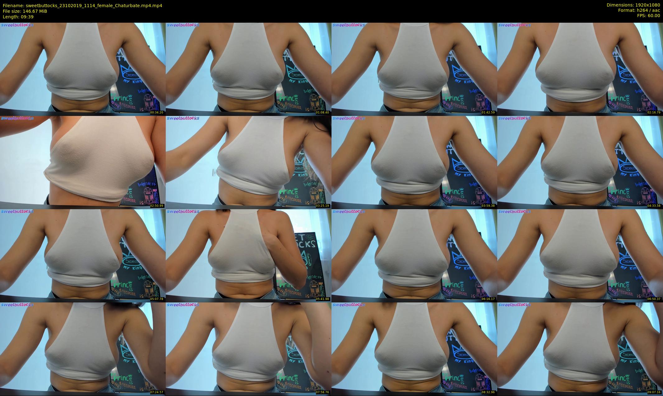 sweetbuttocks — 10 minute Chaturbate female cam show recording, 1080p, Oct 23, 2019