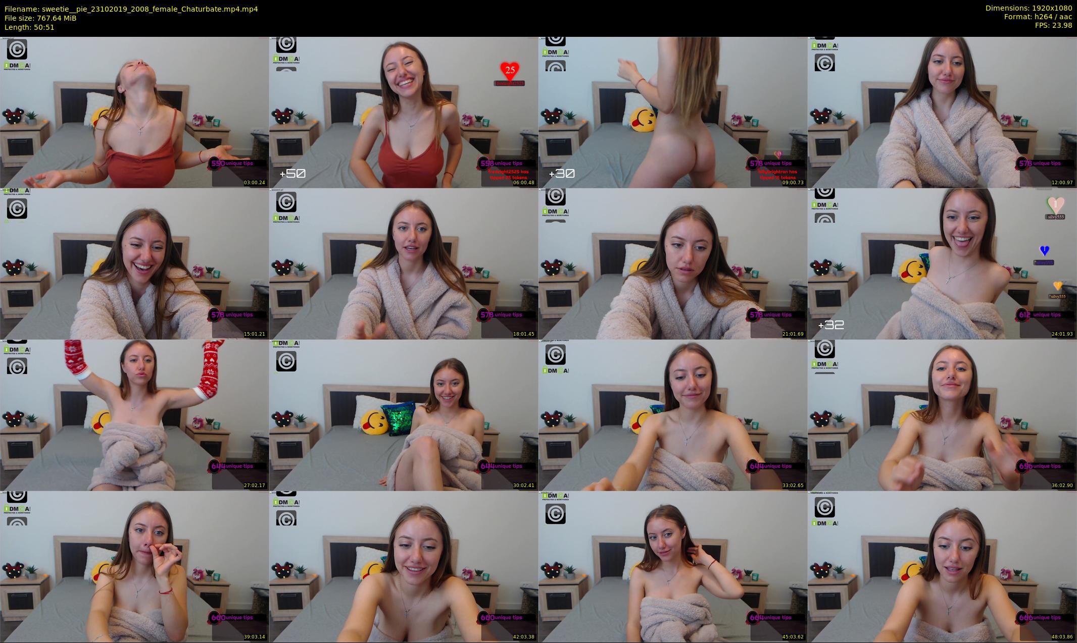 sweetie__pie — 51 minute Chaturbate female cam show recording, 1080p, Oct 23, 2019