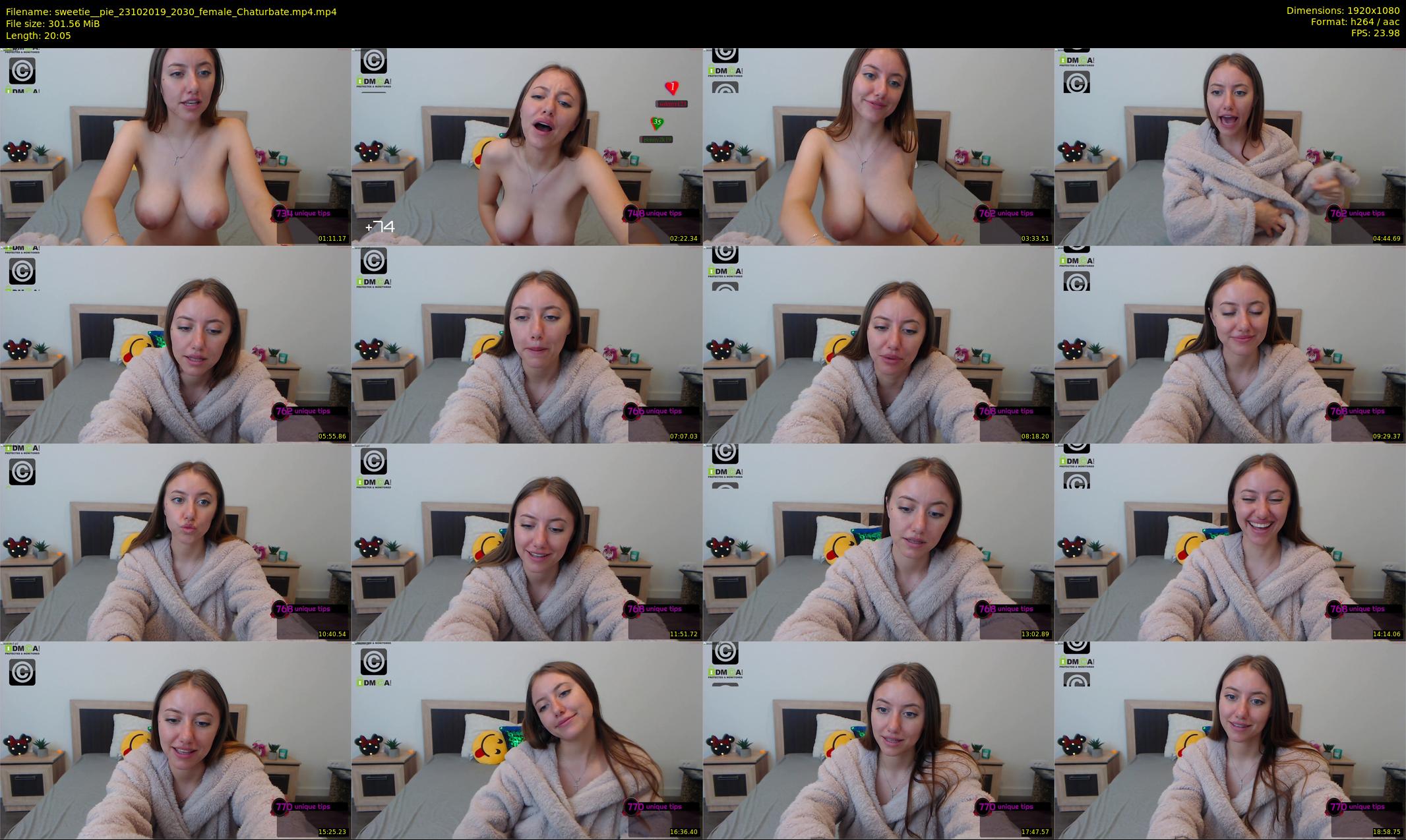 sweetie__pie — 21 minute Chaturbate female cam show recording, 1080p, Oct 23, 2019