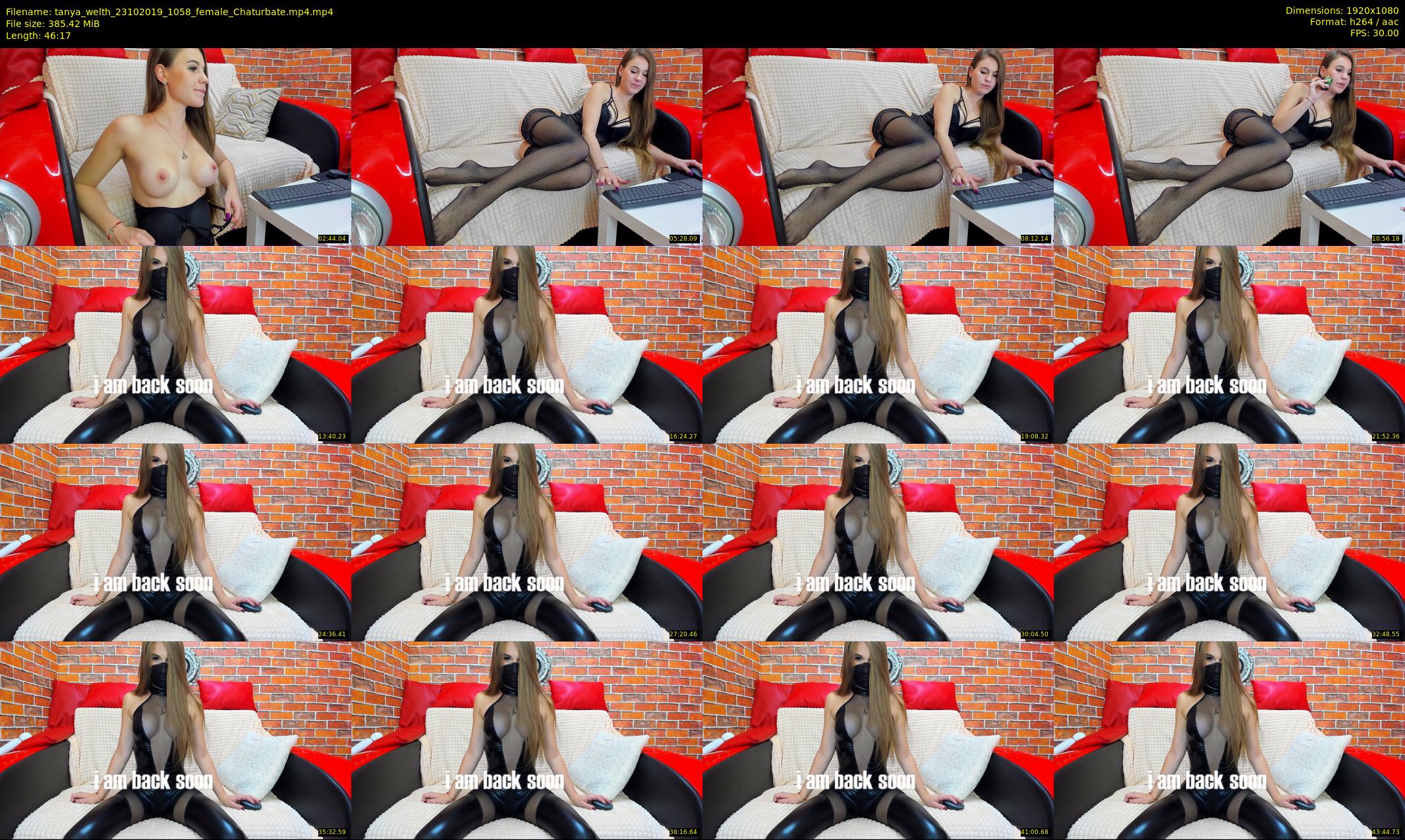 tanya_welth — 47 minute Chaturbate female cam show recording, 1080p, Oct 23, 2019
