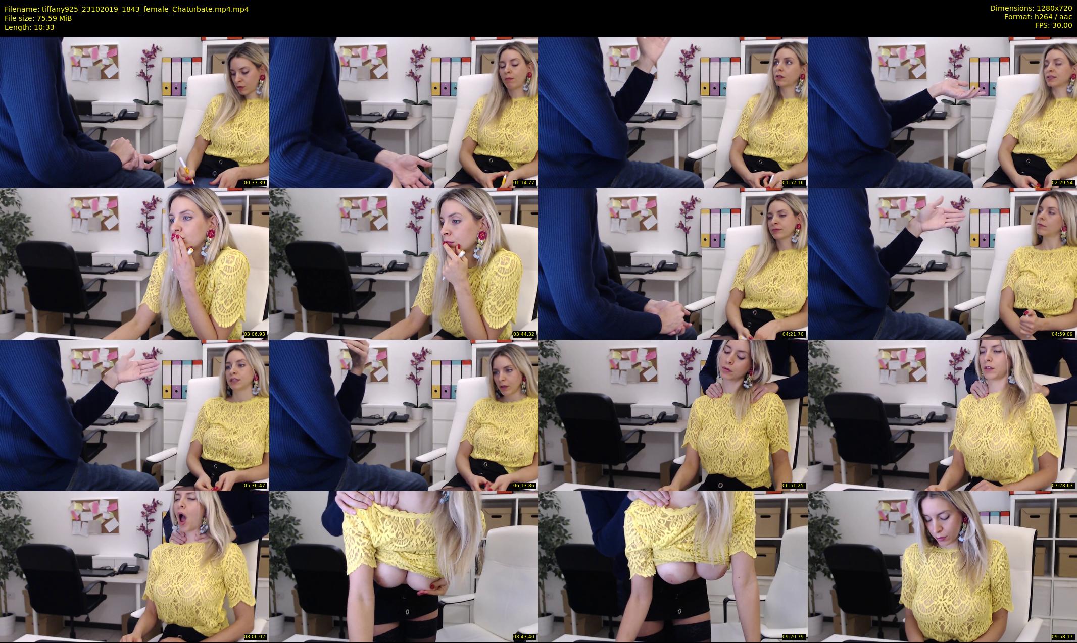 tiffany925 — 11 minute Chaturbate female cam show recording, 720p, Oct 23, 2019