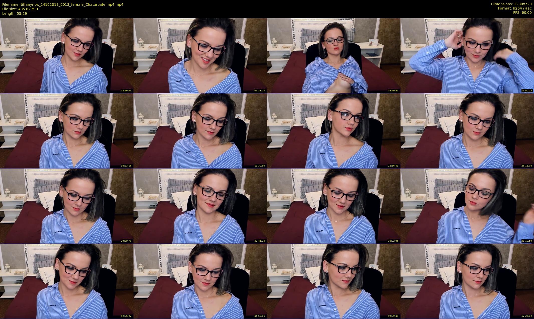 tiffanyriox — 56 minute Chaturbate female cam show recording, 720p, Oct 24, 2019