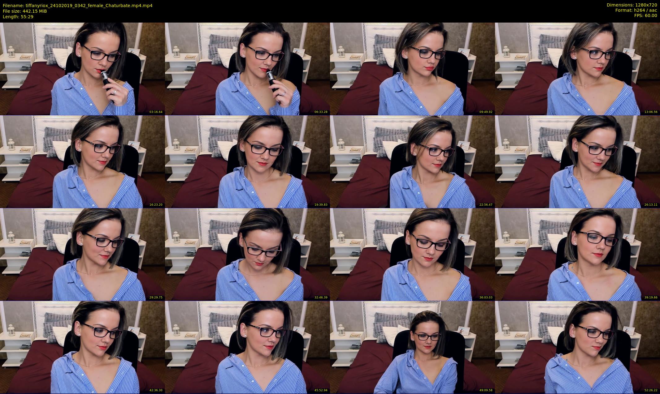 tiffanyriox — 56 minute Chaturbate female cam show recording, 720p, Oct 24, 2019