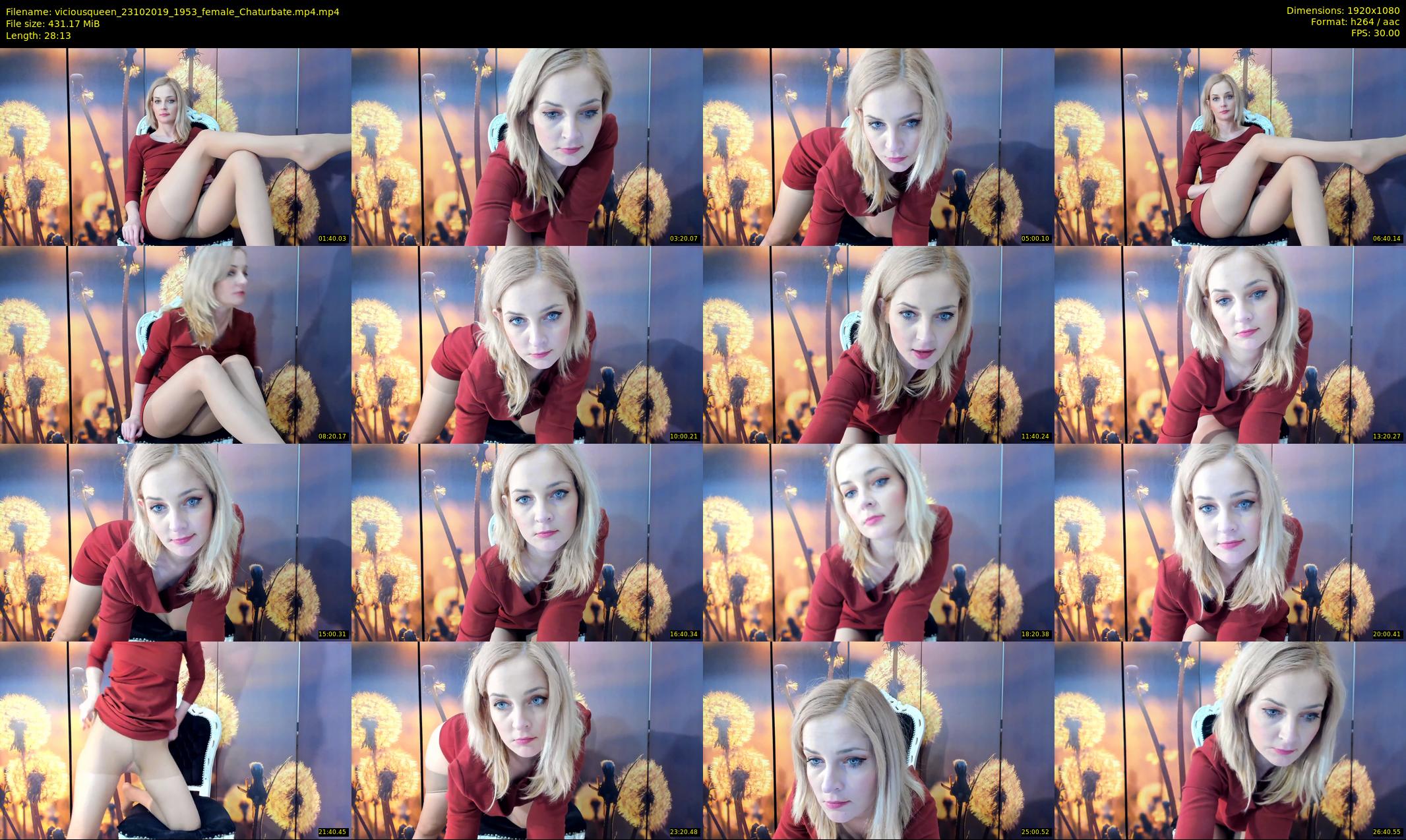 viciousqueen — 29 minute Chaturbate female cam show recording, 1080p, Oct 23, 2019